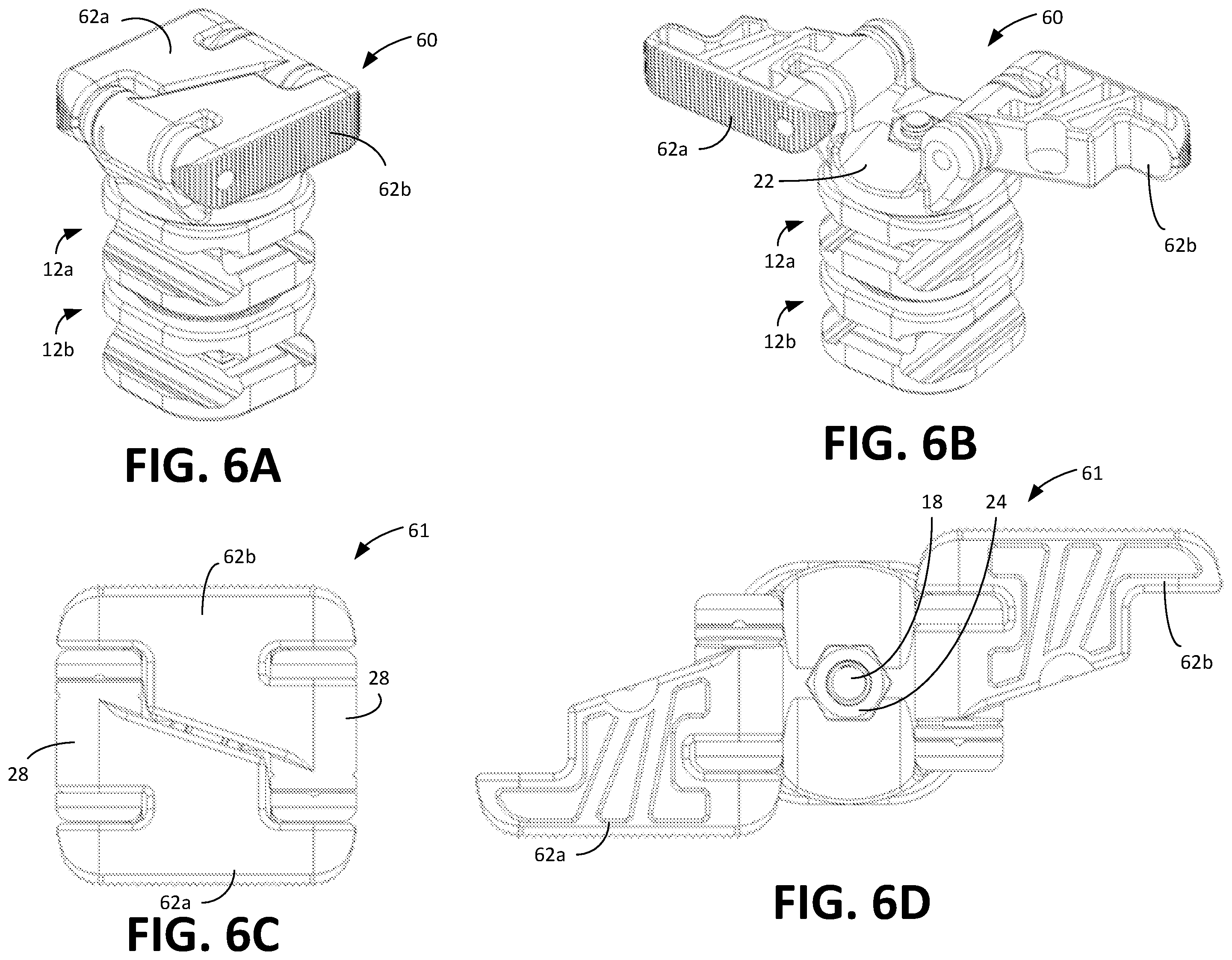 Patent US12496097 Figure 8 – Universal clamp apparatus for bone fixation device