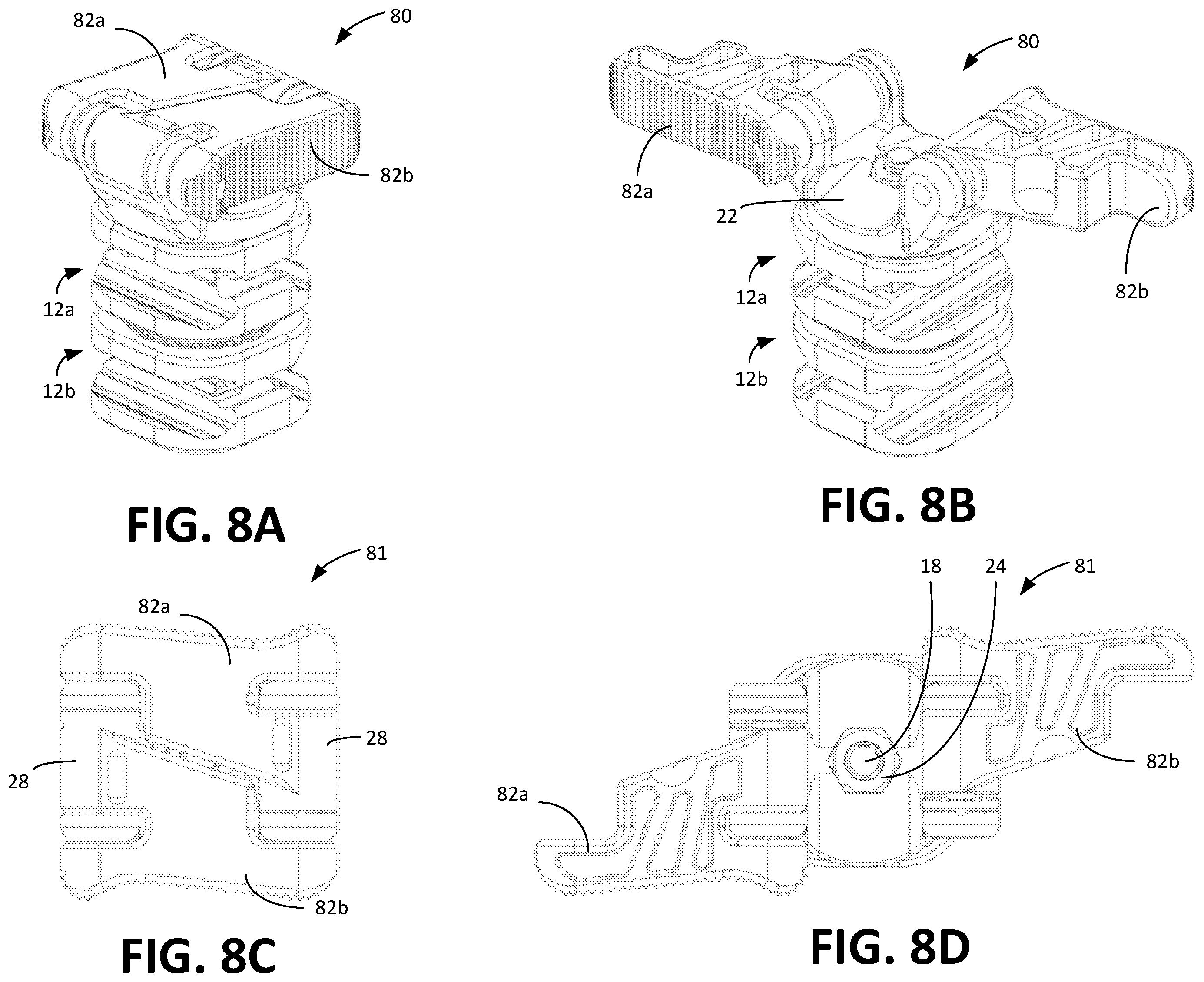 Patent US12496097 Figure 10 – Universal clamp apparatus for bone fixation device