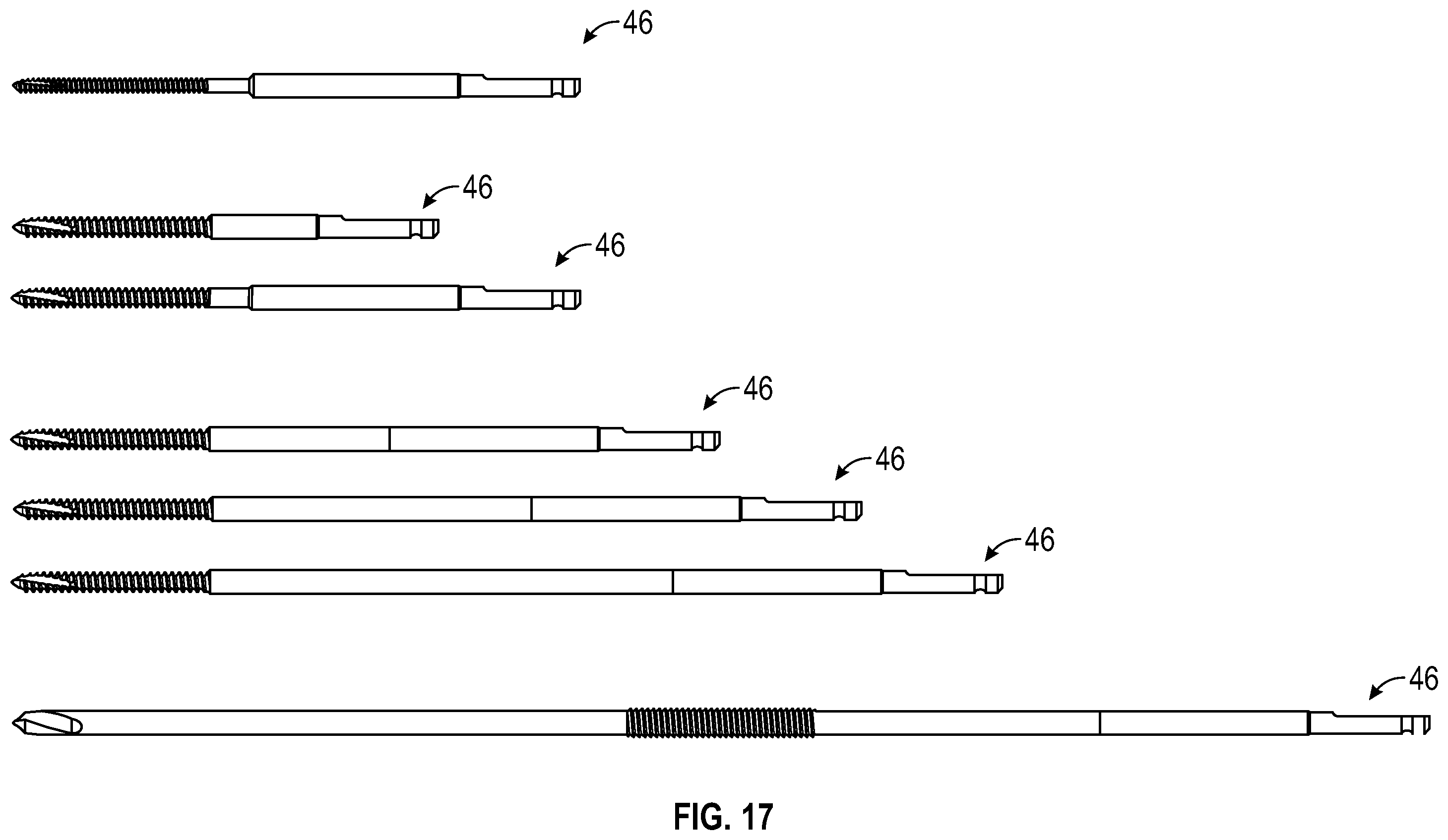 Patent US12496098 Figure 15 – Bone fixator with removable portion