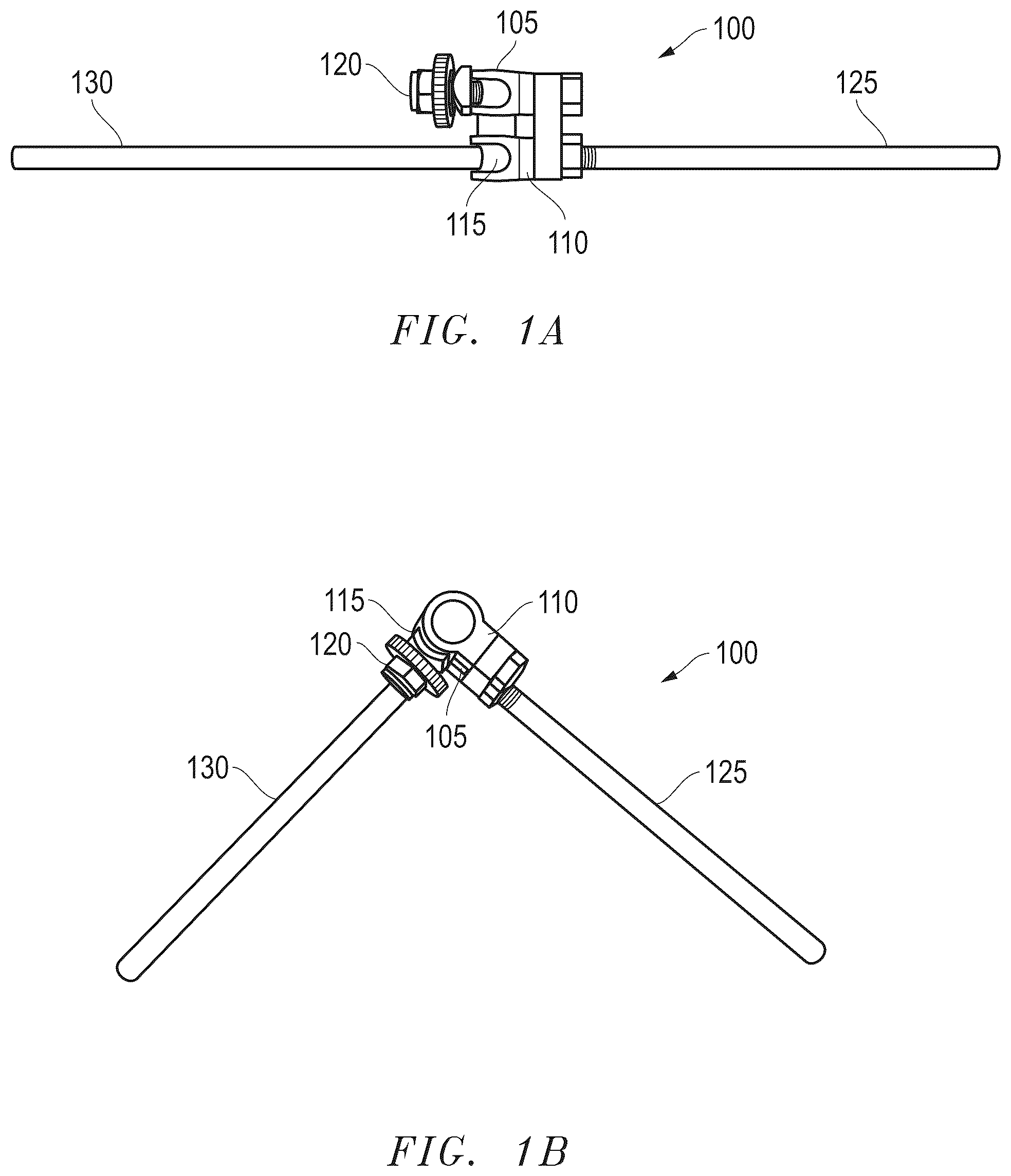 Patent US12496100 Figure 1 – Hinge-link spinal correction device and method