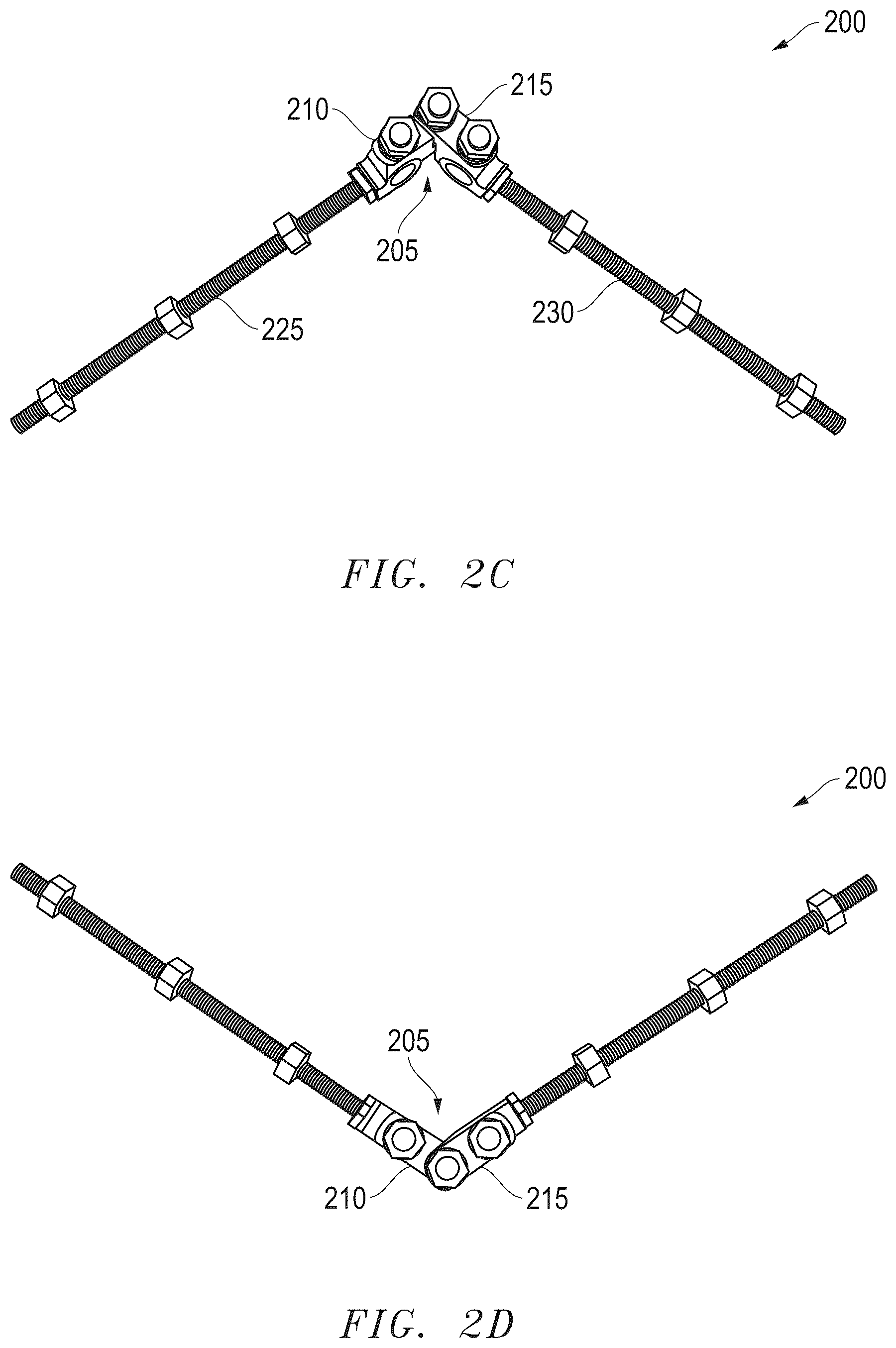 Patent US12496100 Figure 5 – Hinge-link spinal correction device and method