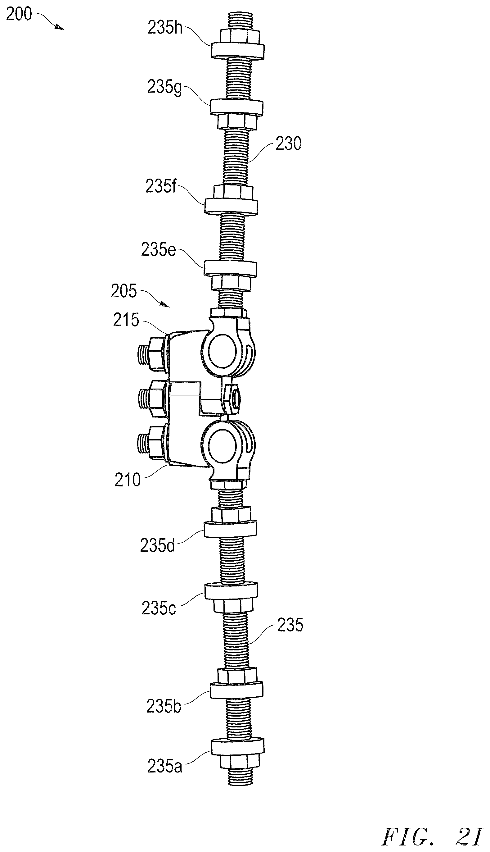 Patent US12496100 Figure 8 – Hinge-link spinal correction device and method