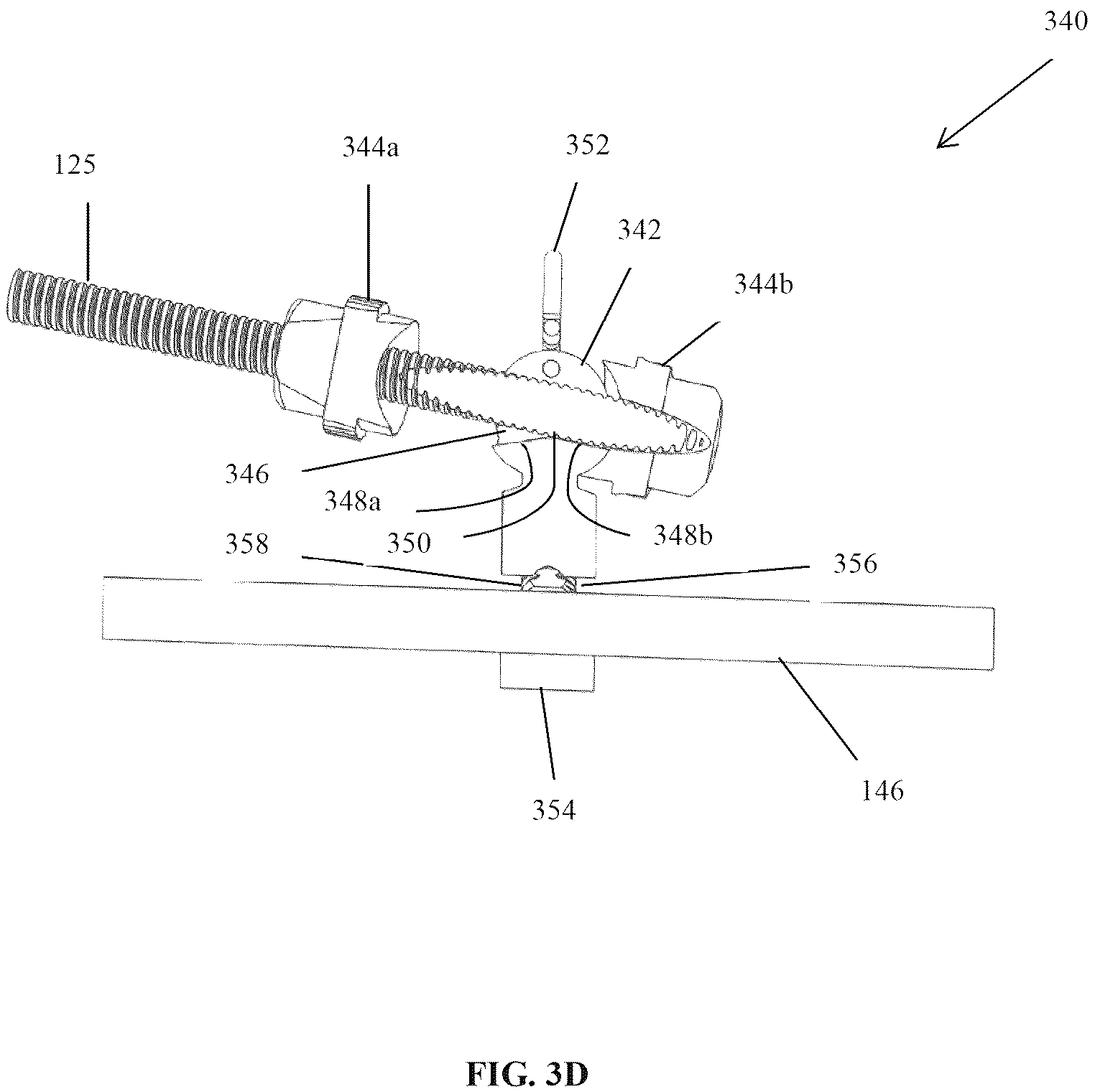 Patent US12496100 Figure 11 – Hinge-link spinal correction device and method
