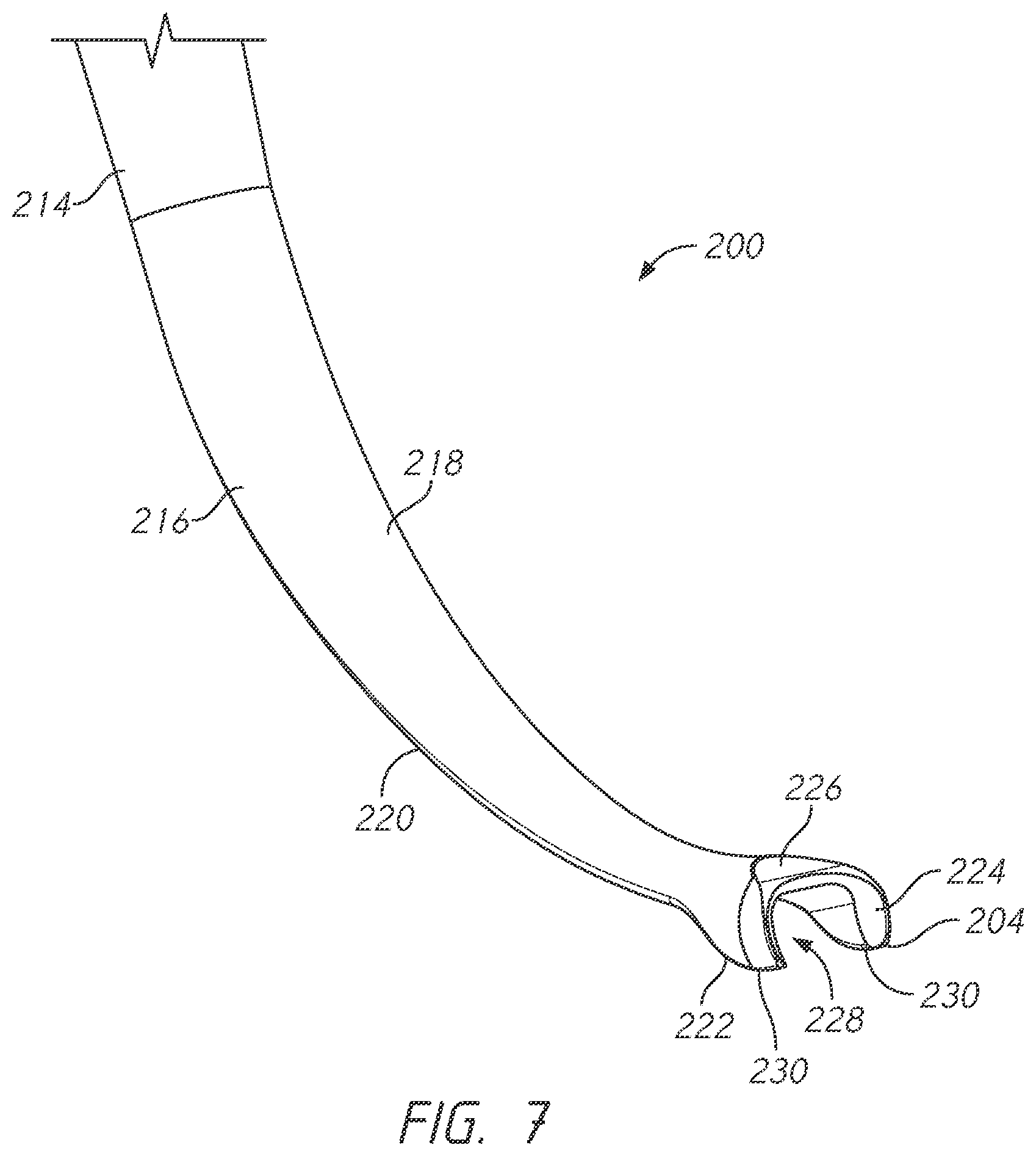 Patent US12496101 Figure 7 – Bone tie and bone tie inserter