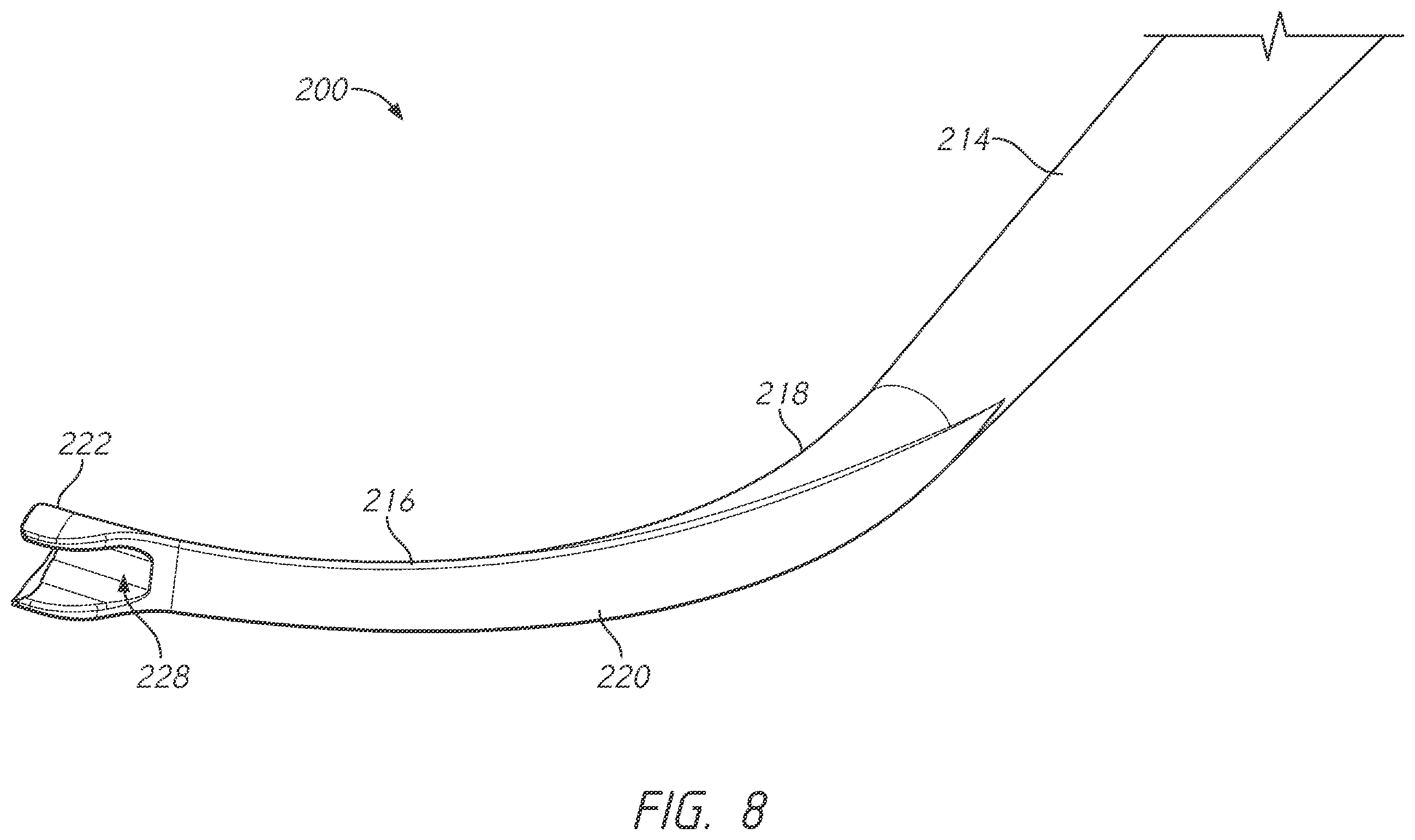 Patent US12496101 Figure 8 – Bone tie and bone tie inserter
