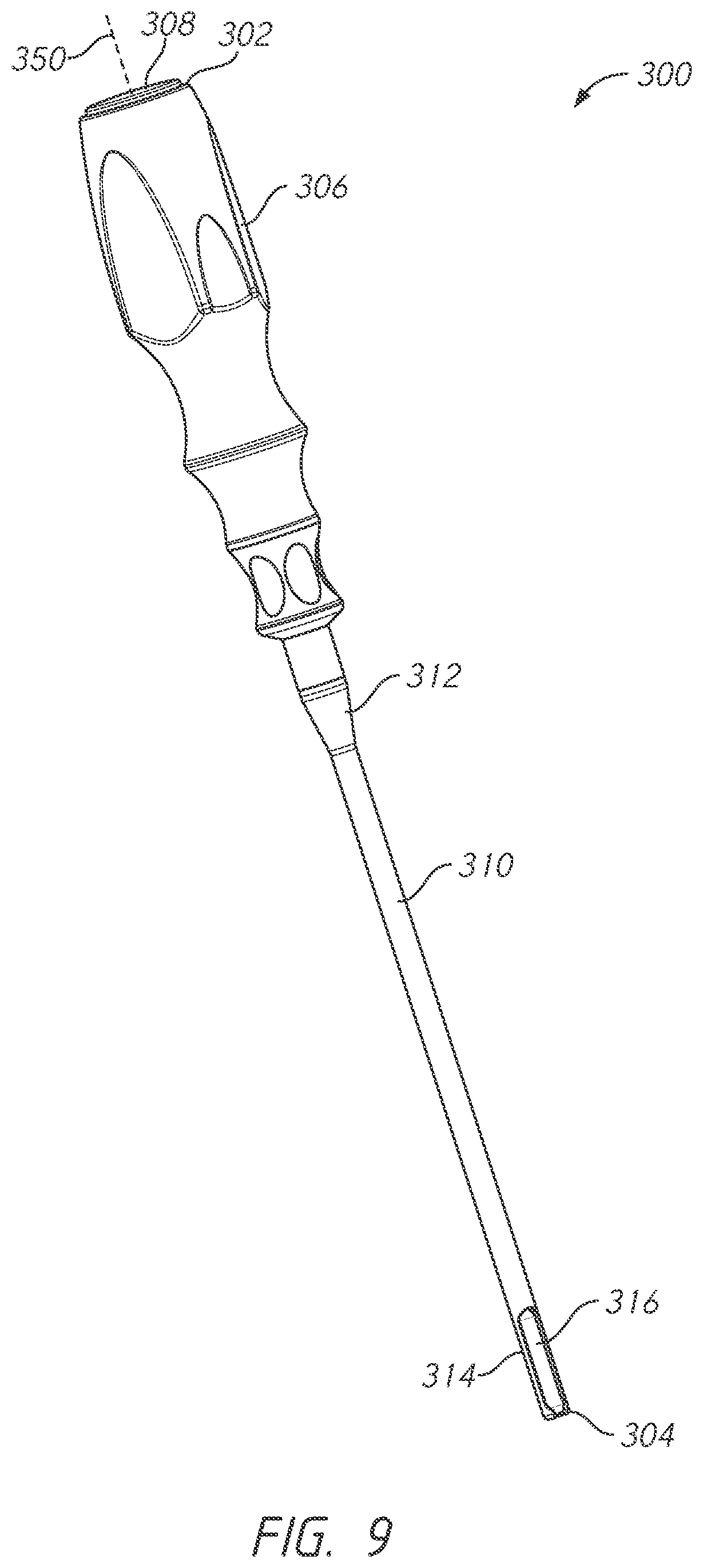 Patent US12496101 Figure 9 – Bone tie and bone tie inserter