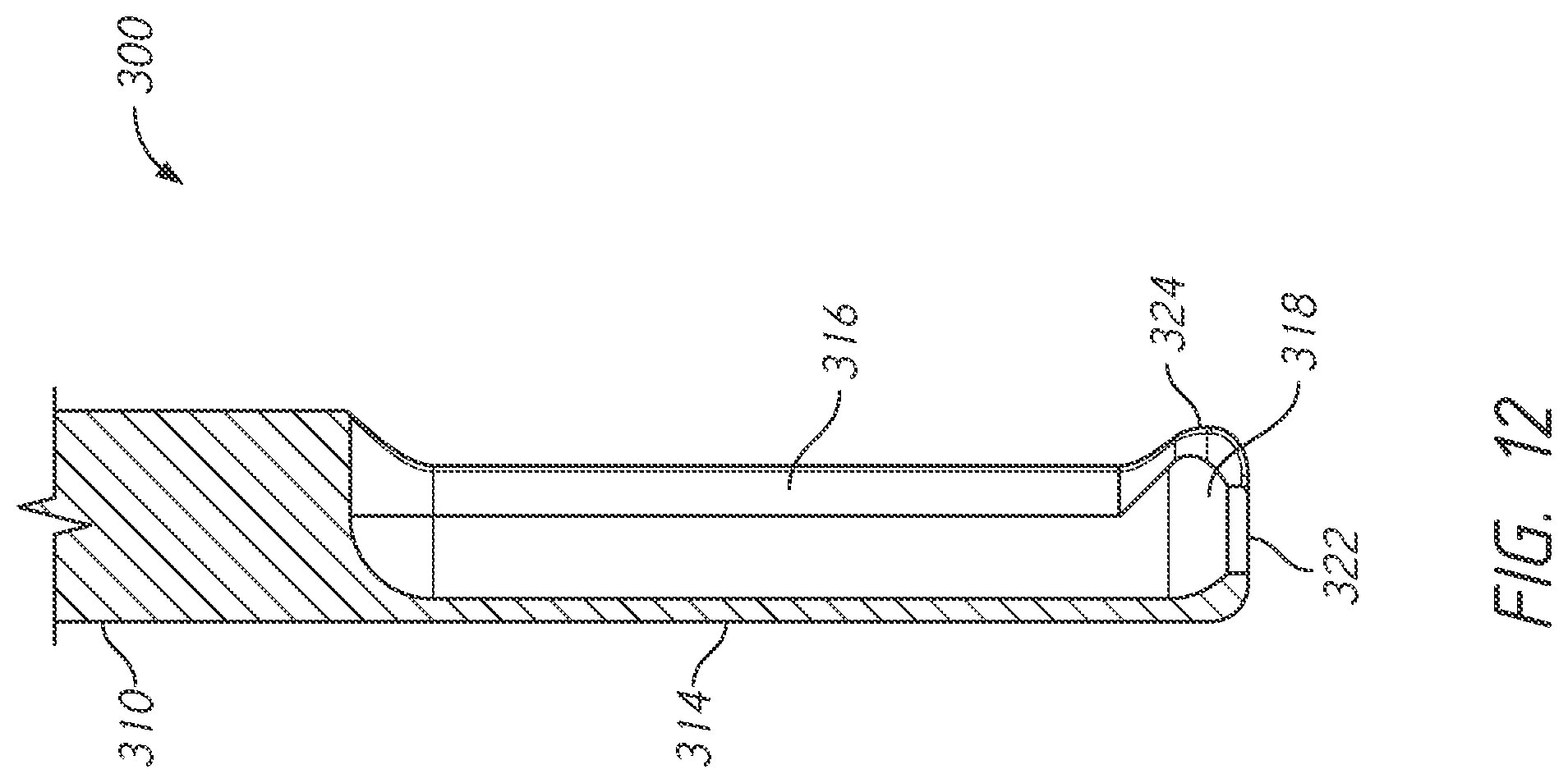 Patent US12496101 Figure 12 – Bone tie and bone tie inserter