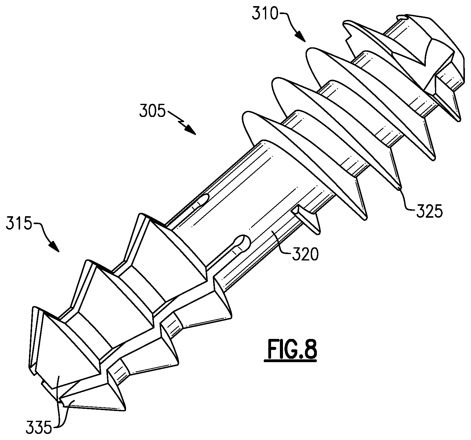 Patent US12496105 Figure 8 – Devices for generating and applying compression within a body