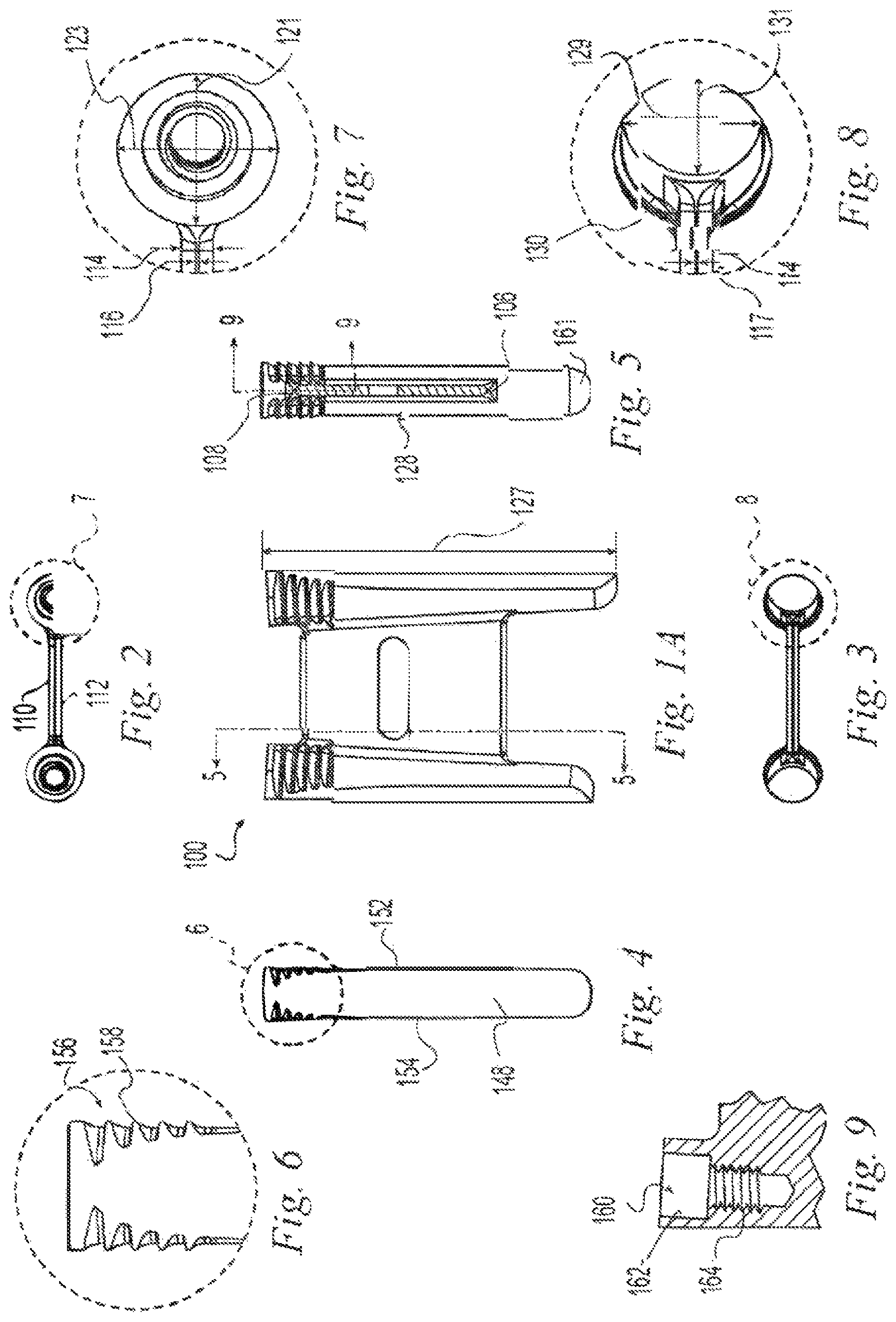 Patent US12496108 Figure 1 – Orthopedic fasteners, instruments and methods