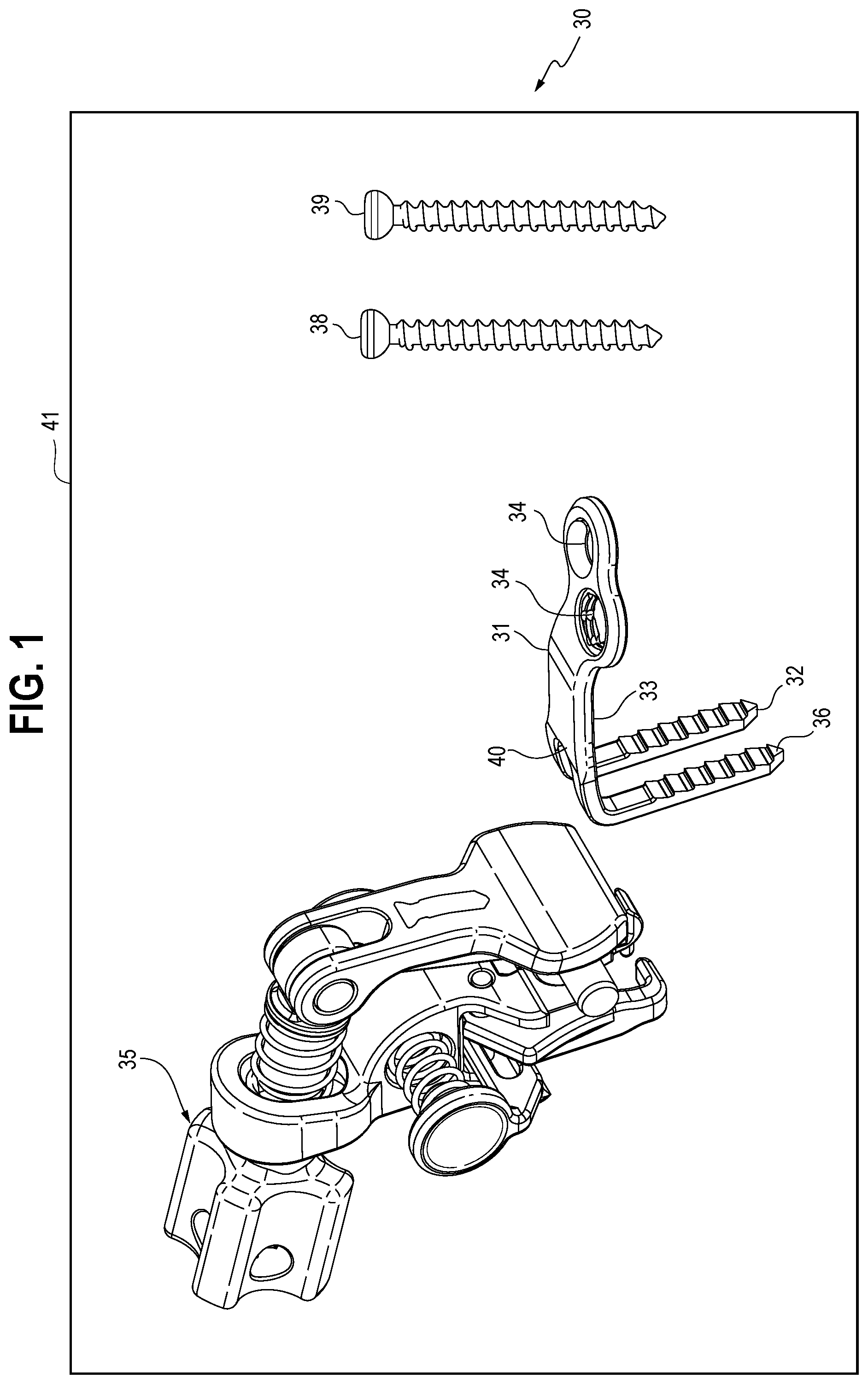 Patent US12496111 Figure 1 – Plate inserter tool