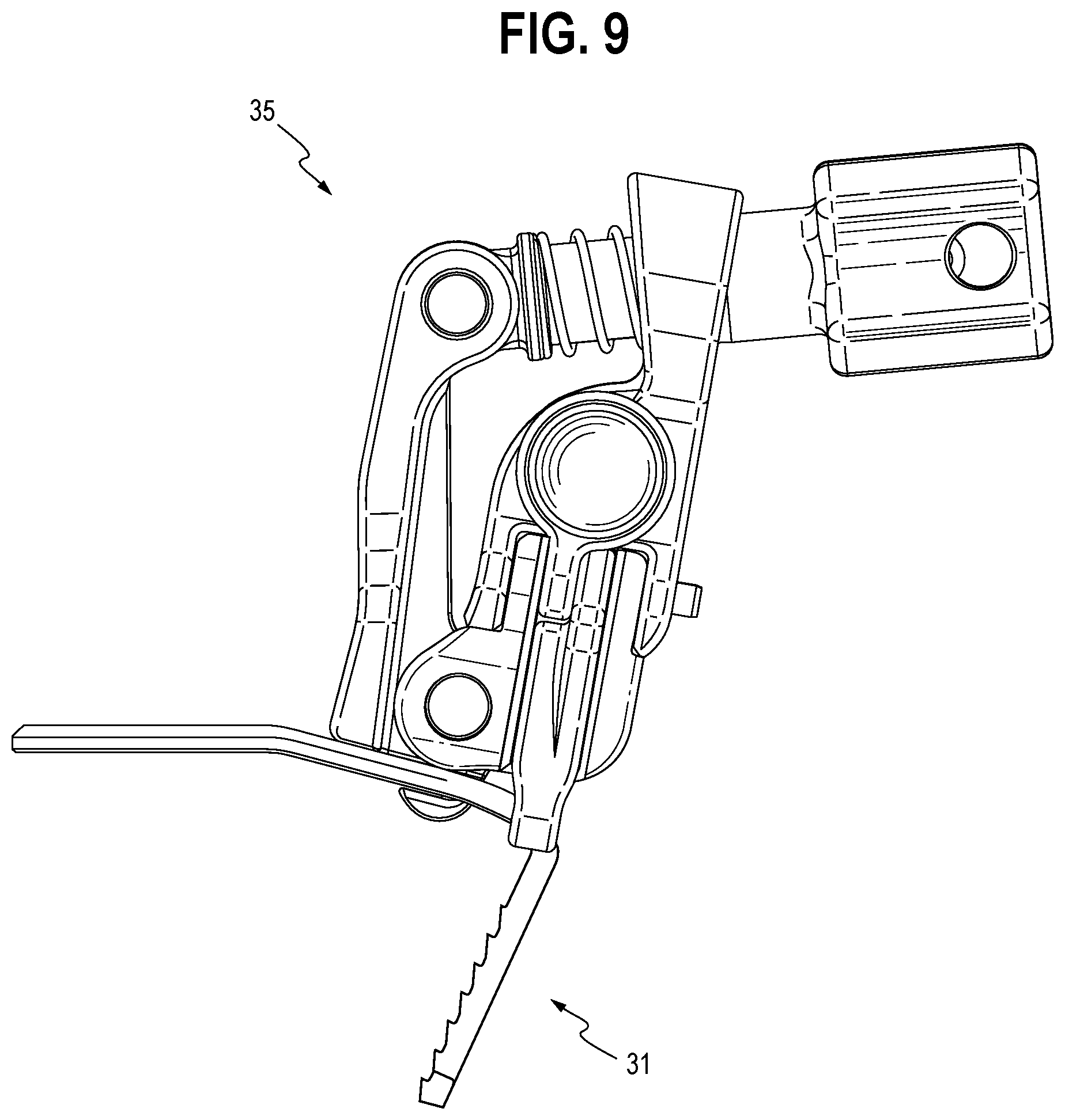 Patent US12496111 Figure 9 – Plate inserter tool