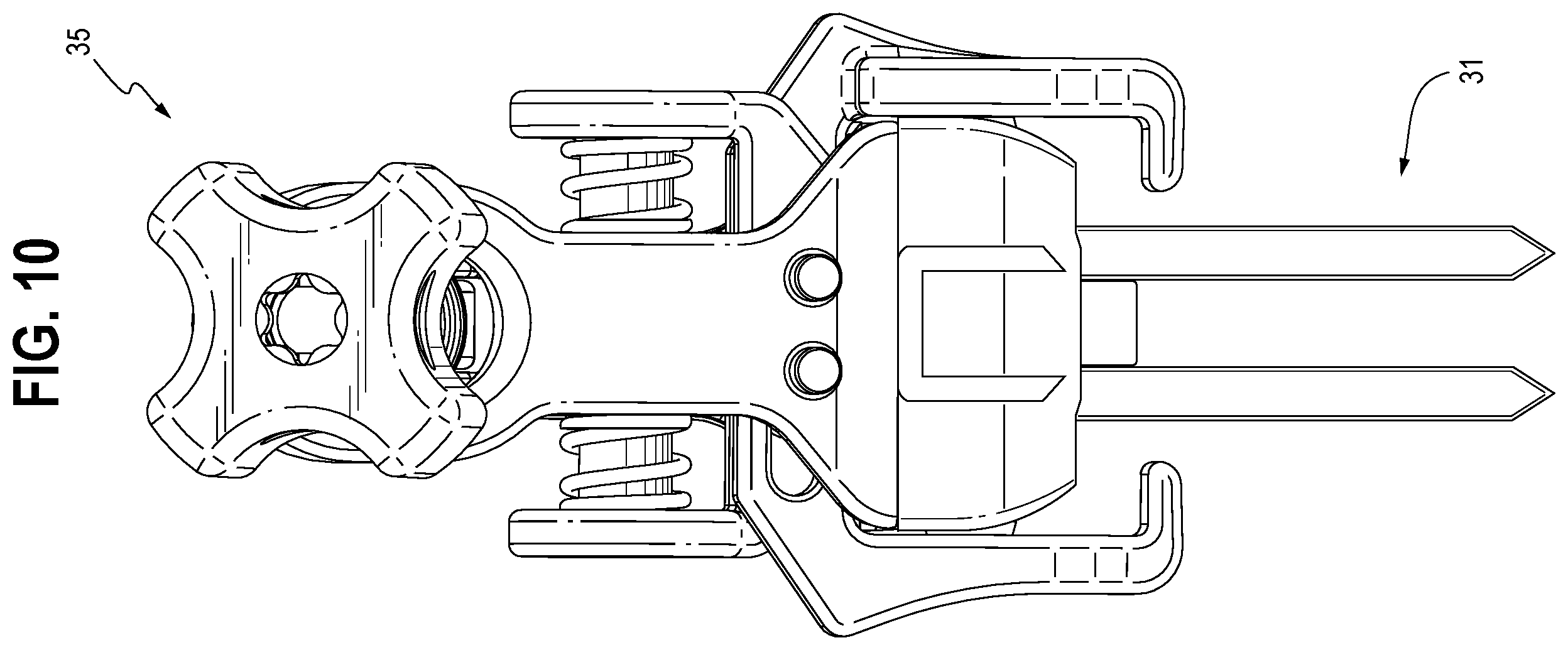 Patent US12496111 Figure 10 – Plate inserter tool