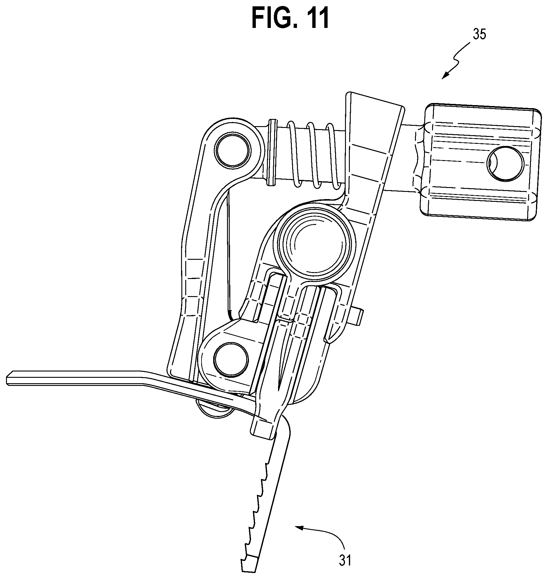 Patent US12496111 Figure 11 – Plate inserter tool