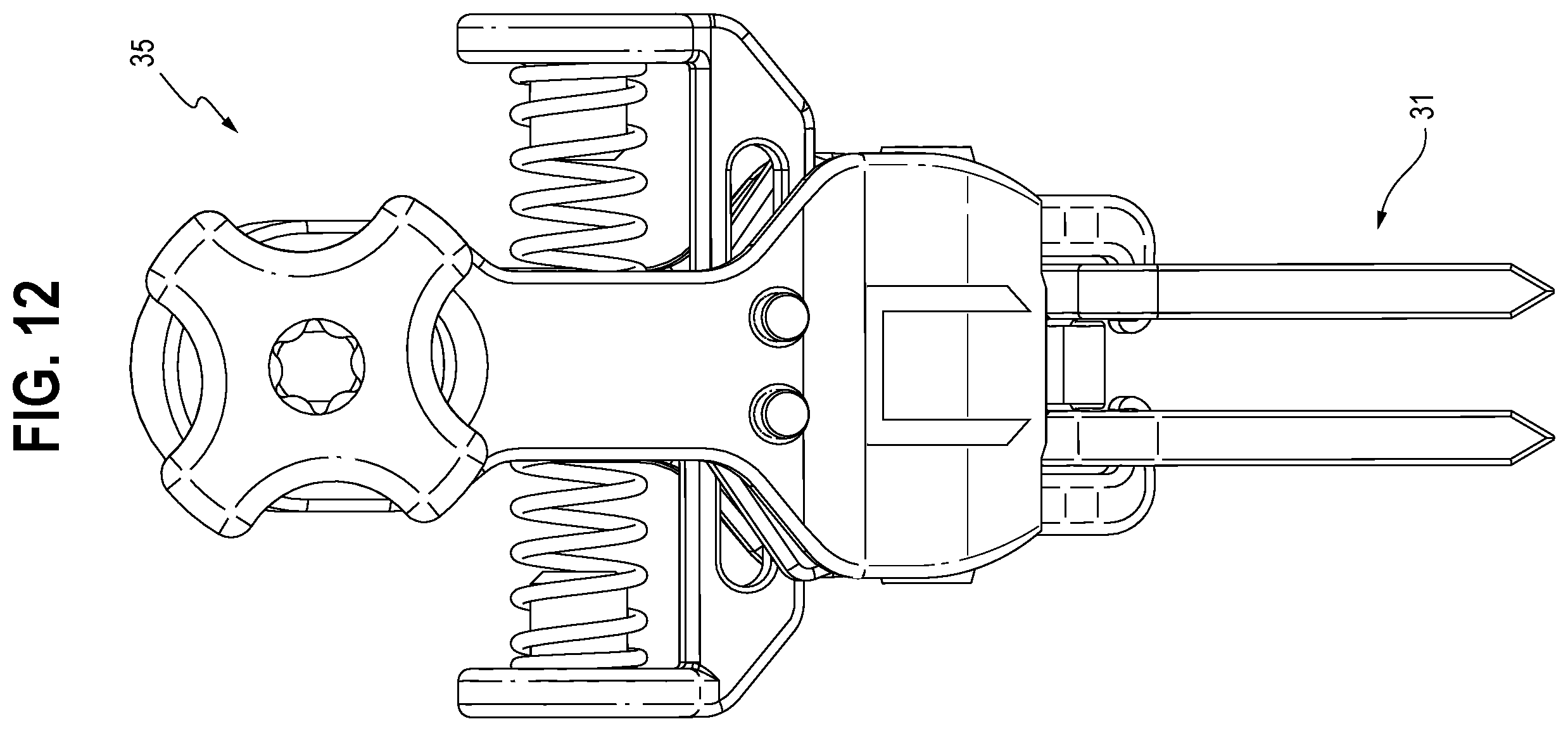 Patent US12496111 Figure 12 – Plate inserter tool