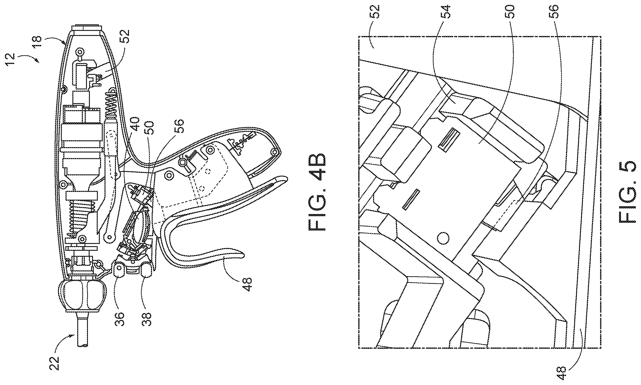 Patent US12496114 Figure 4 – Combination ultrasonic and electrosurgical instrument with clamp arm position input and method for identifying tissue state