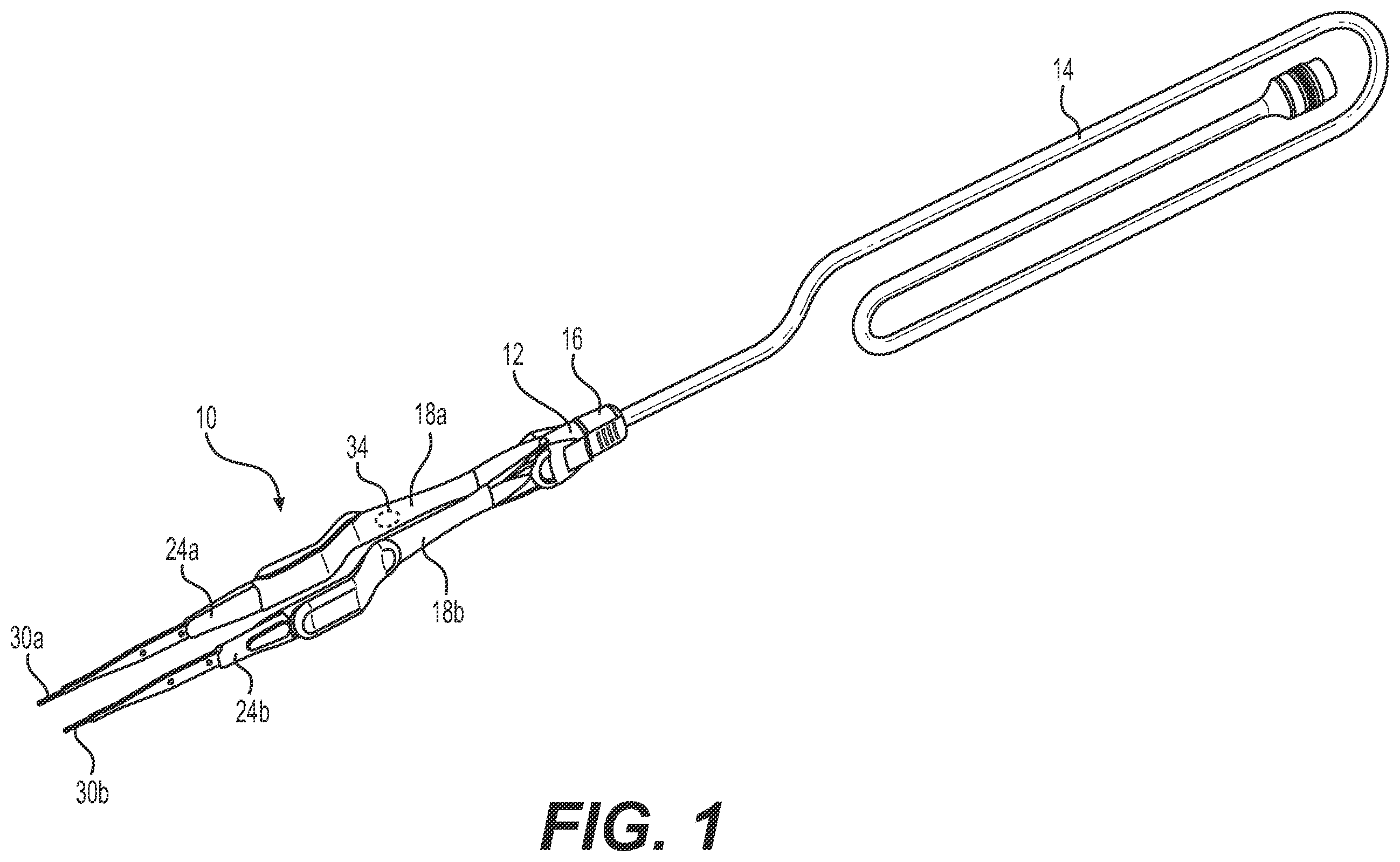 Patent US12496118 Figure 1 – Forceps having removable tips