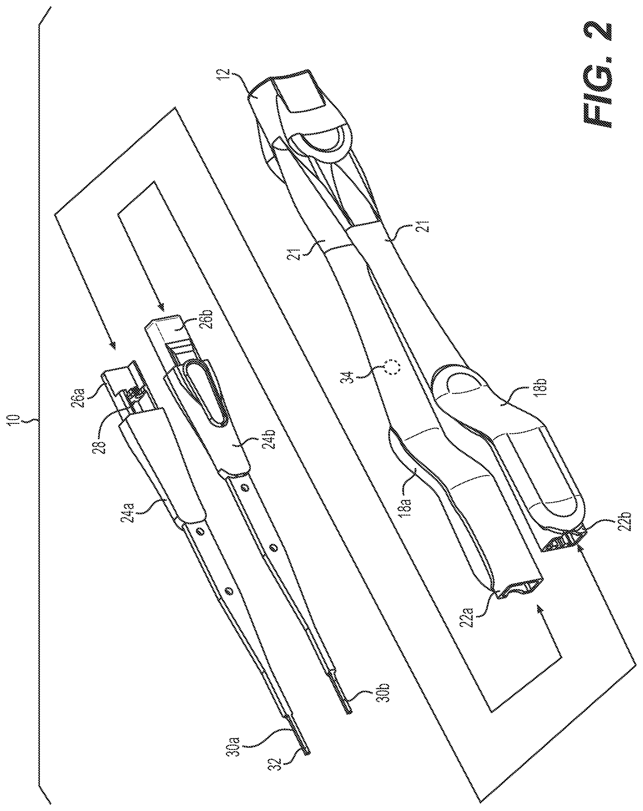 Patent US12496118 Figure 2 – Forceps having removable tips