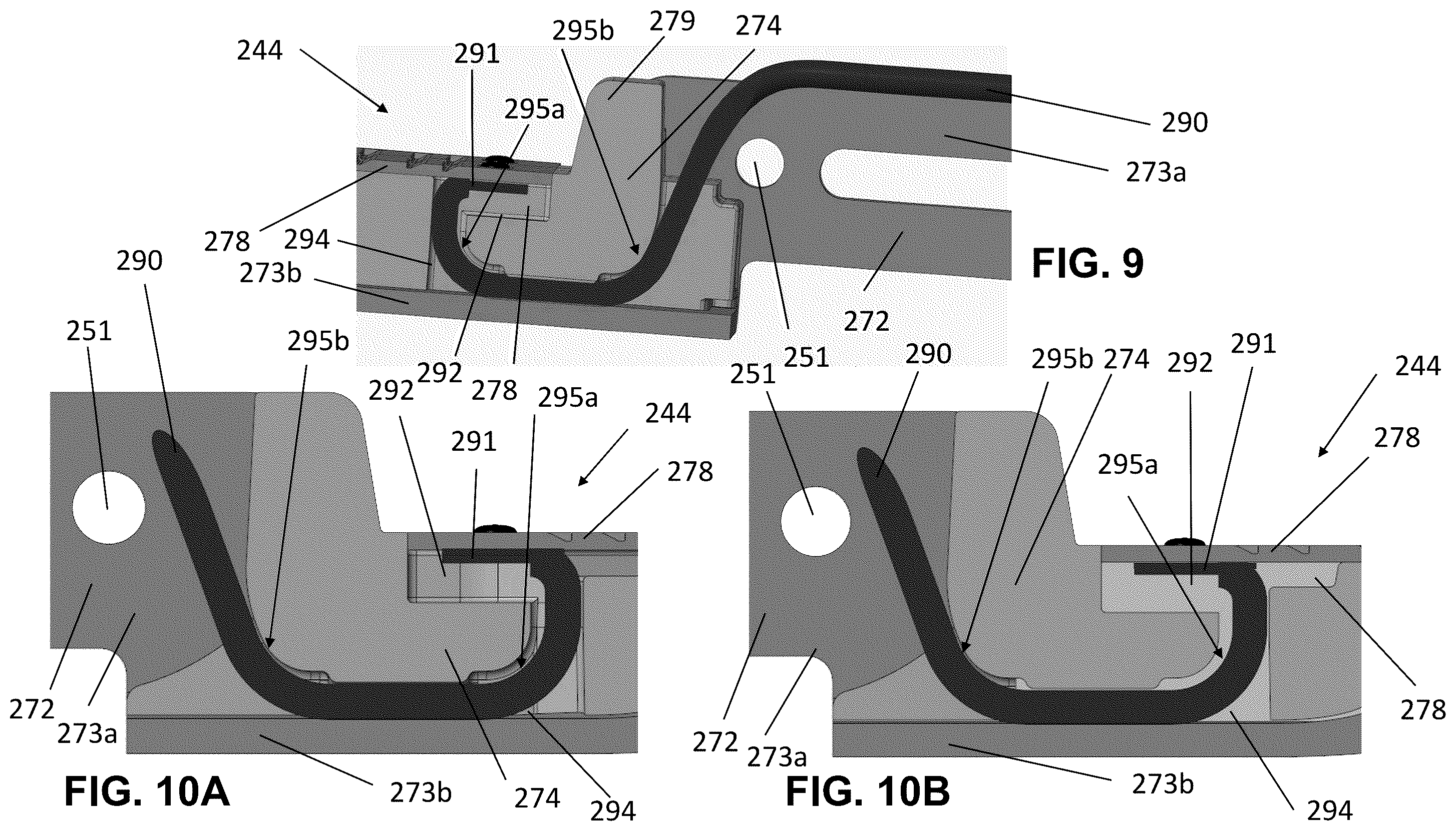Patent US12496119 Figure 10 – Jaw member, end effector assembly, and method of manufacturing a jaw member of an electrosurgical instrument