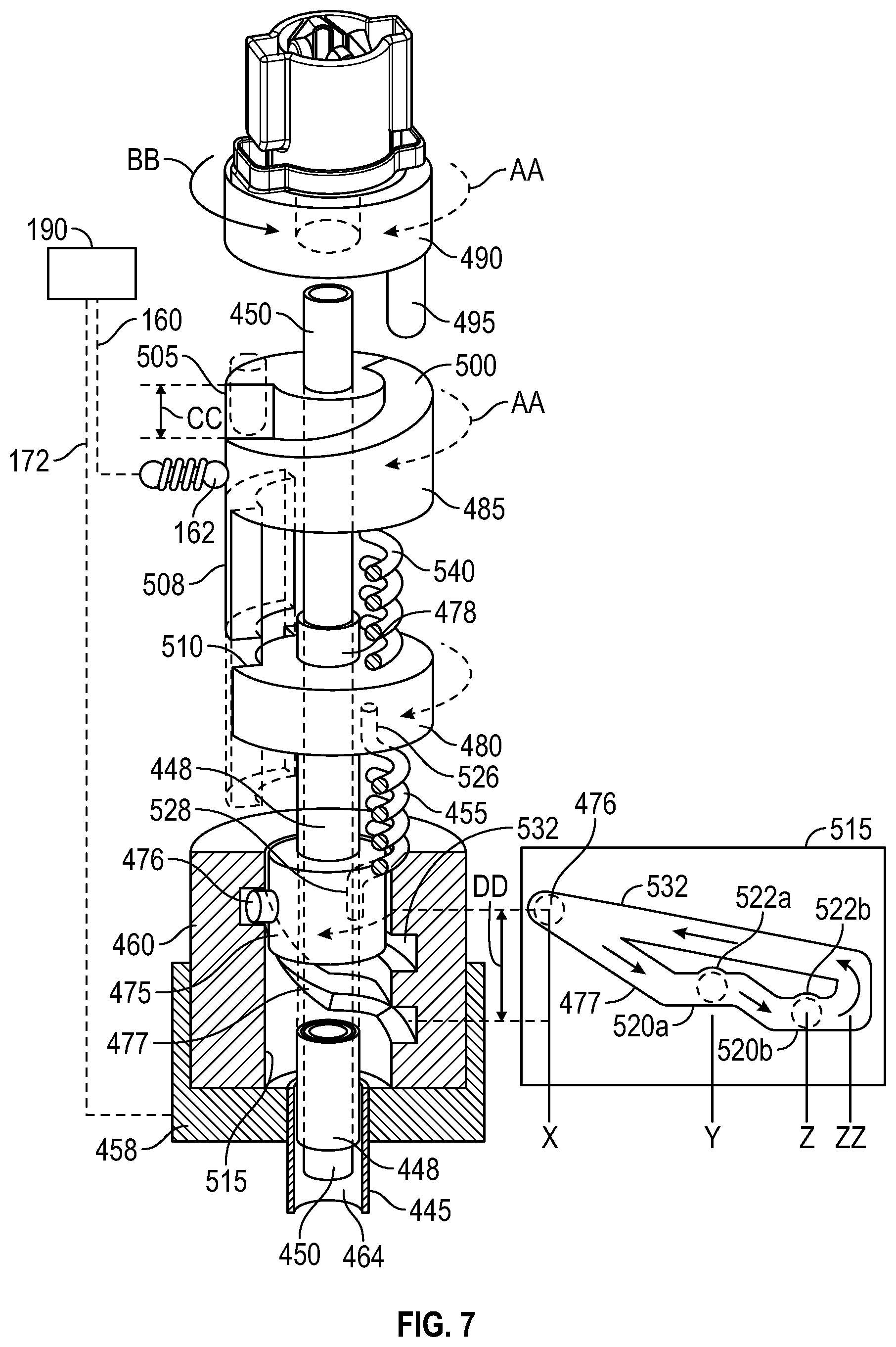 Patent US12496120 Figure 7 – Arthroscopic devices and methods
