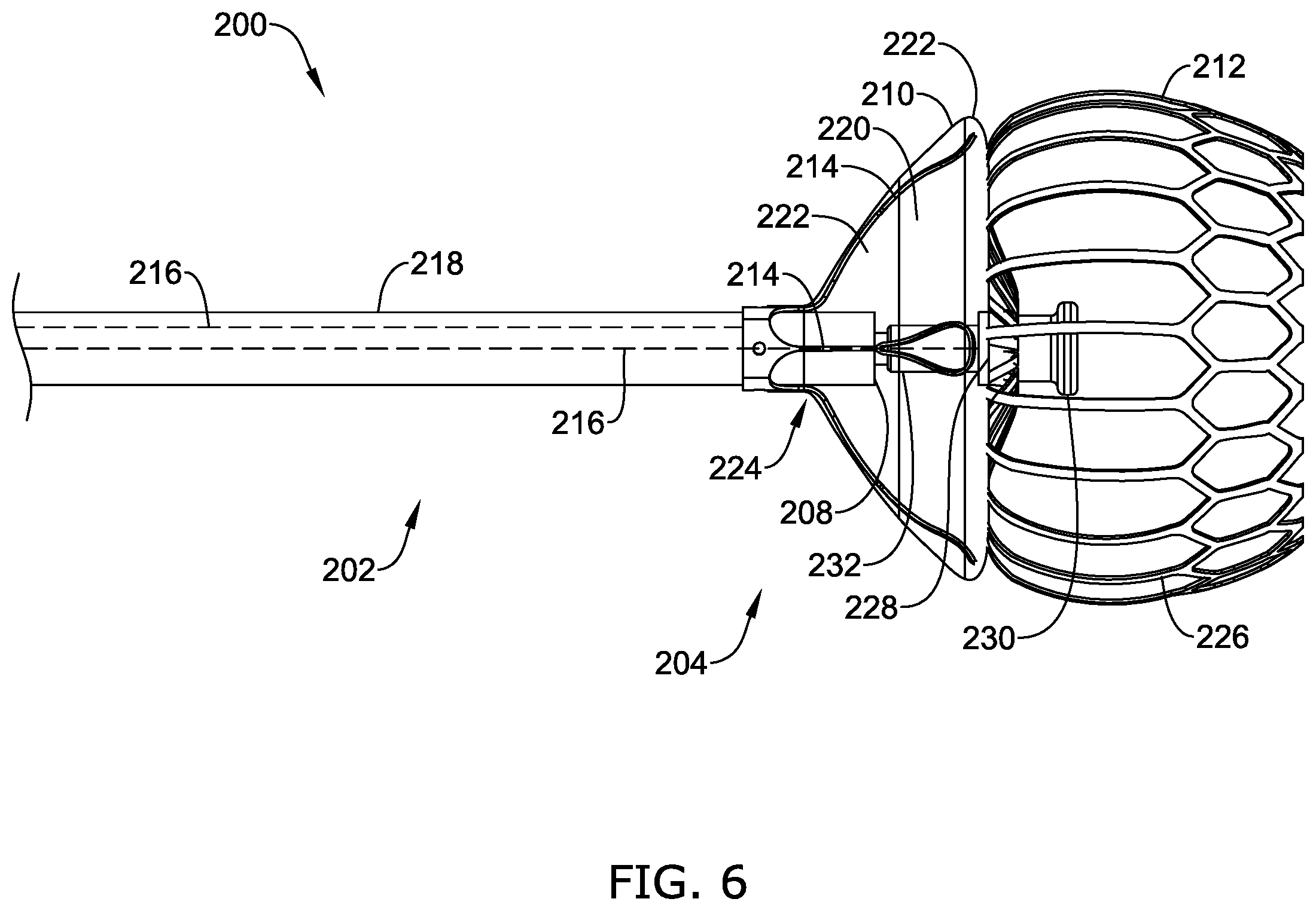 Patent US12496122 Figure 6 – Ablation and occlusive system