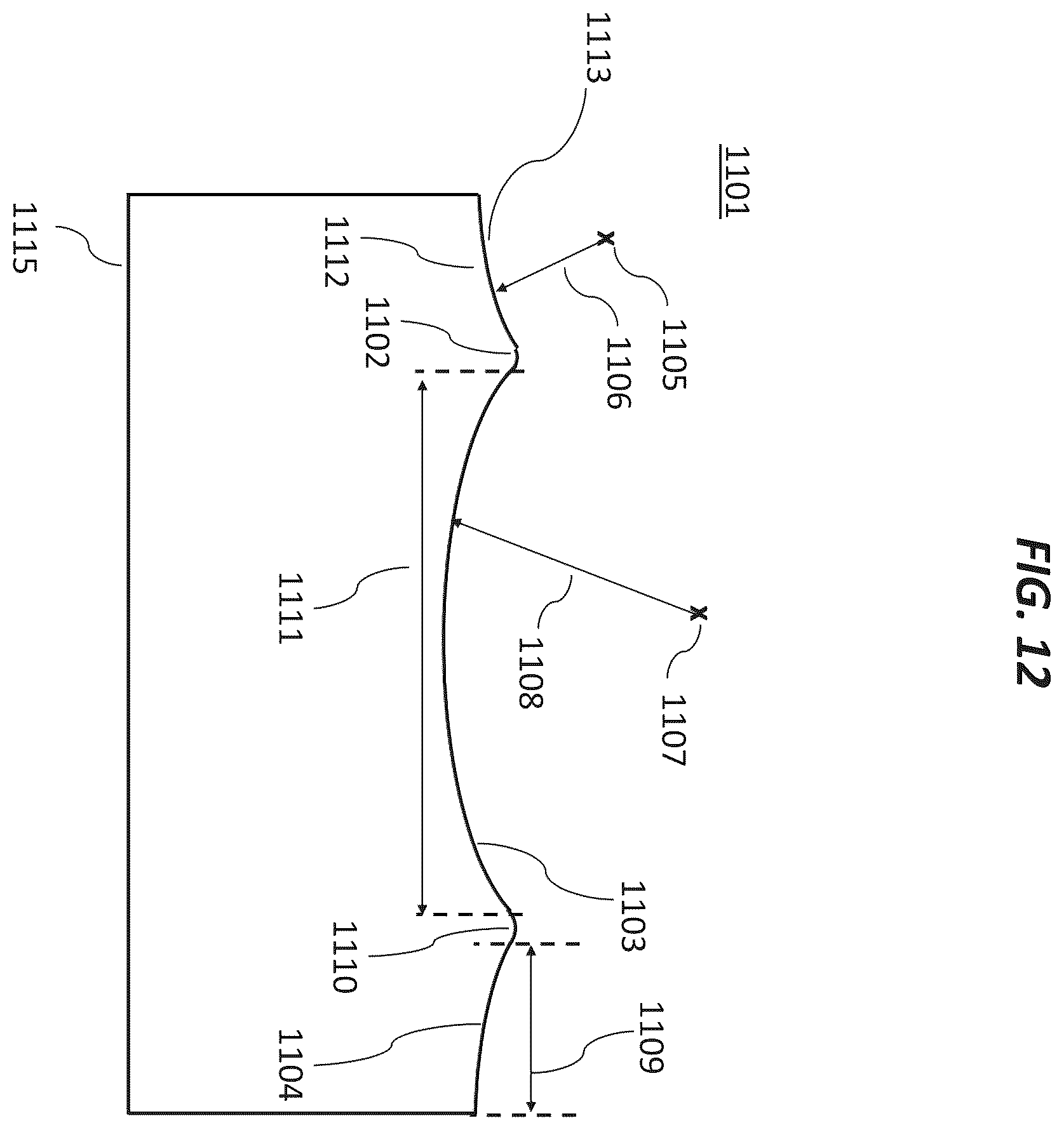 Patent US12496123 Figure 12 – Contoured electrodes for pulsed electric field ablation, and systems, devices, and methods thereof