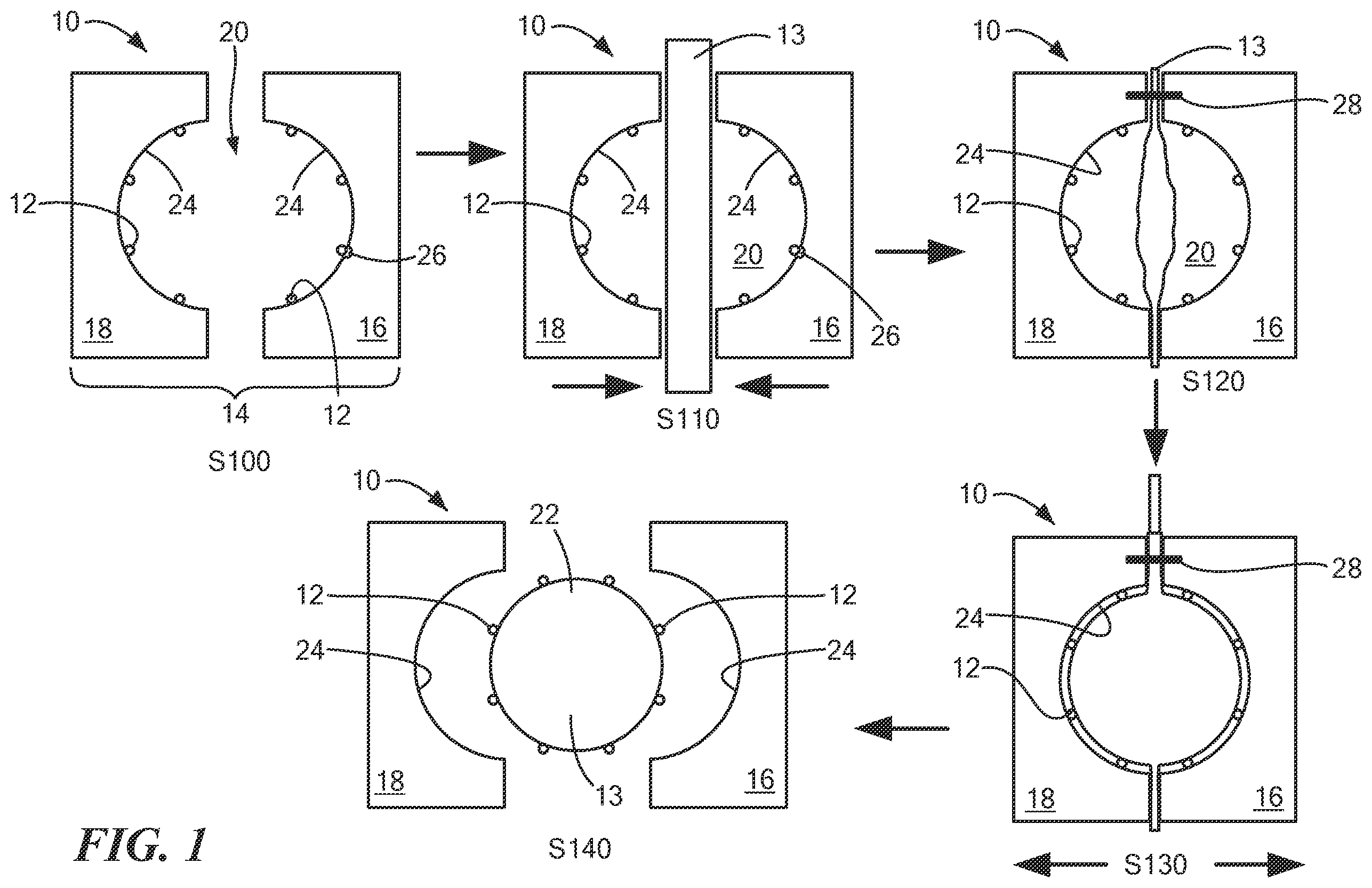 Patent US12496124 Figure 1 – Method for applying conductors to catheter based balloons