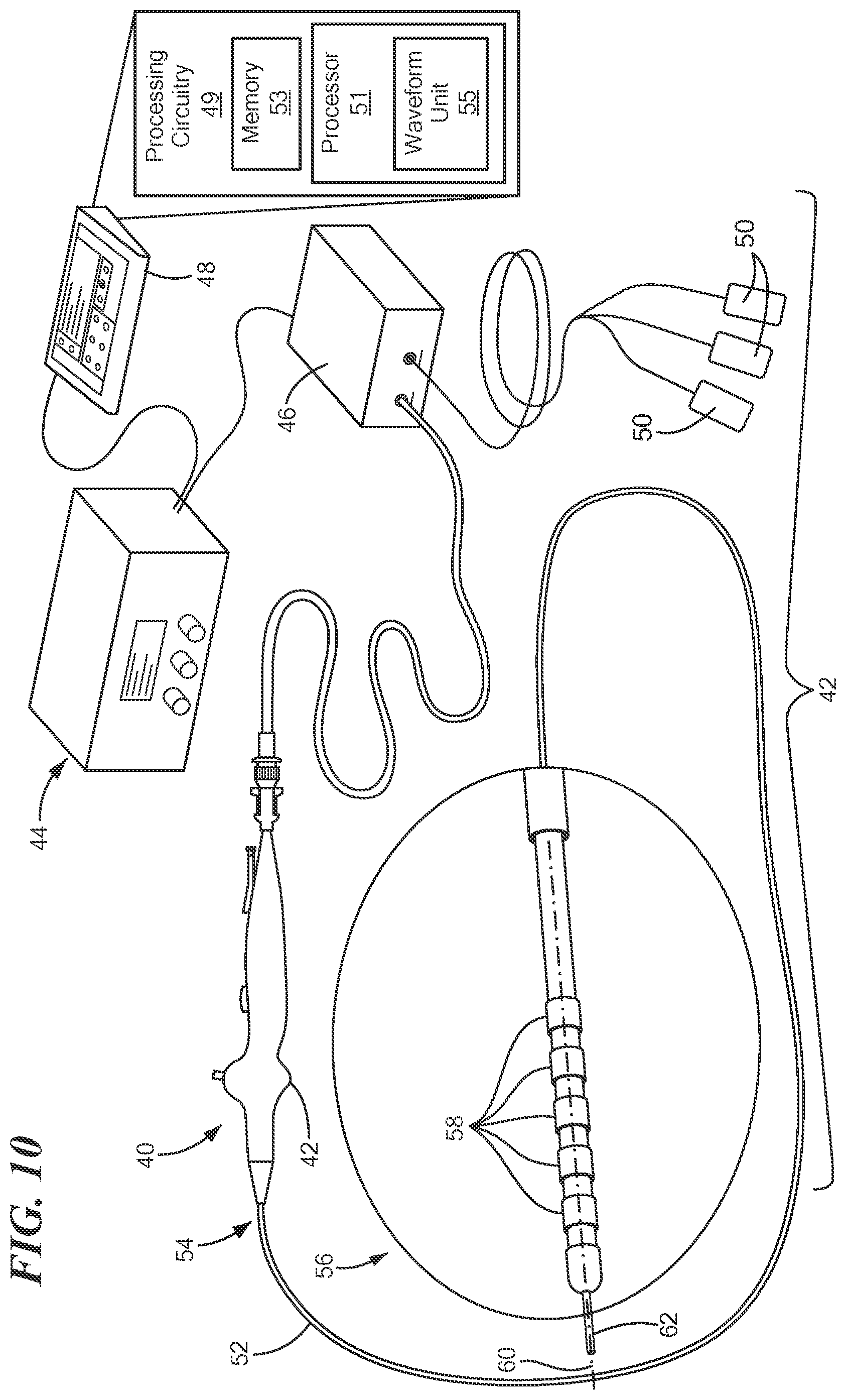 Patent US12496124 Figure 6 – Method for applying conductors to catheter based balloons