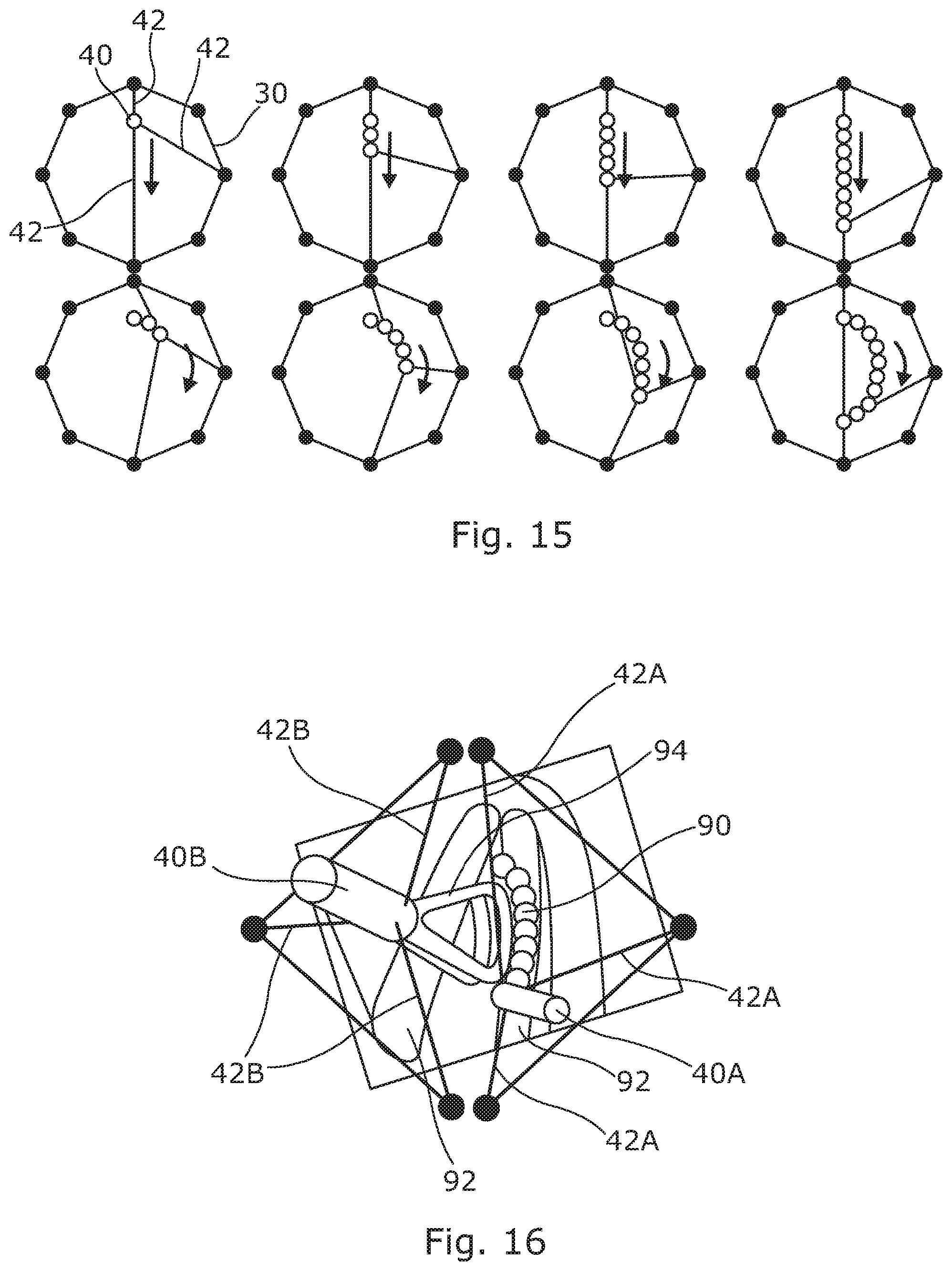 Patent US12496131 Figure 8 – Trans-oral surgery device comprising a blade with a distal scaffold and a support adjustable through tendons