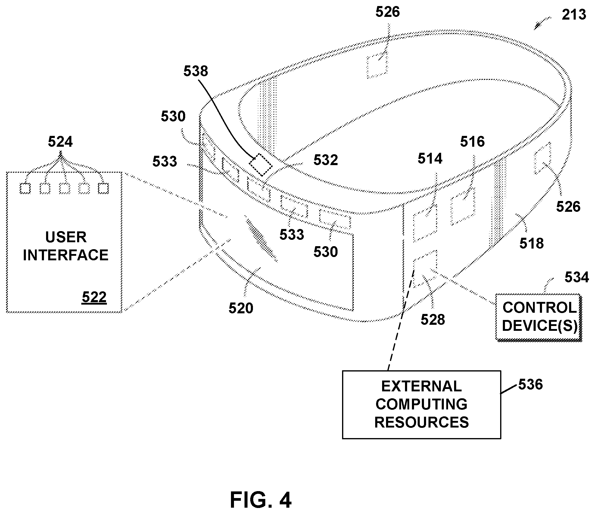 Patent US12496135 Figure 4 – Mixed-reality humeral-head sizing and placement