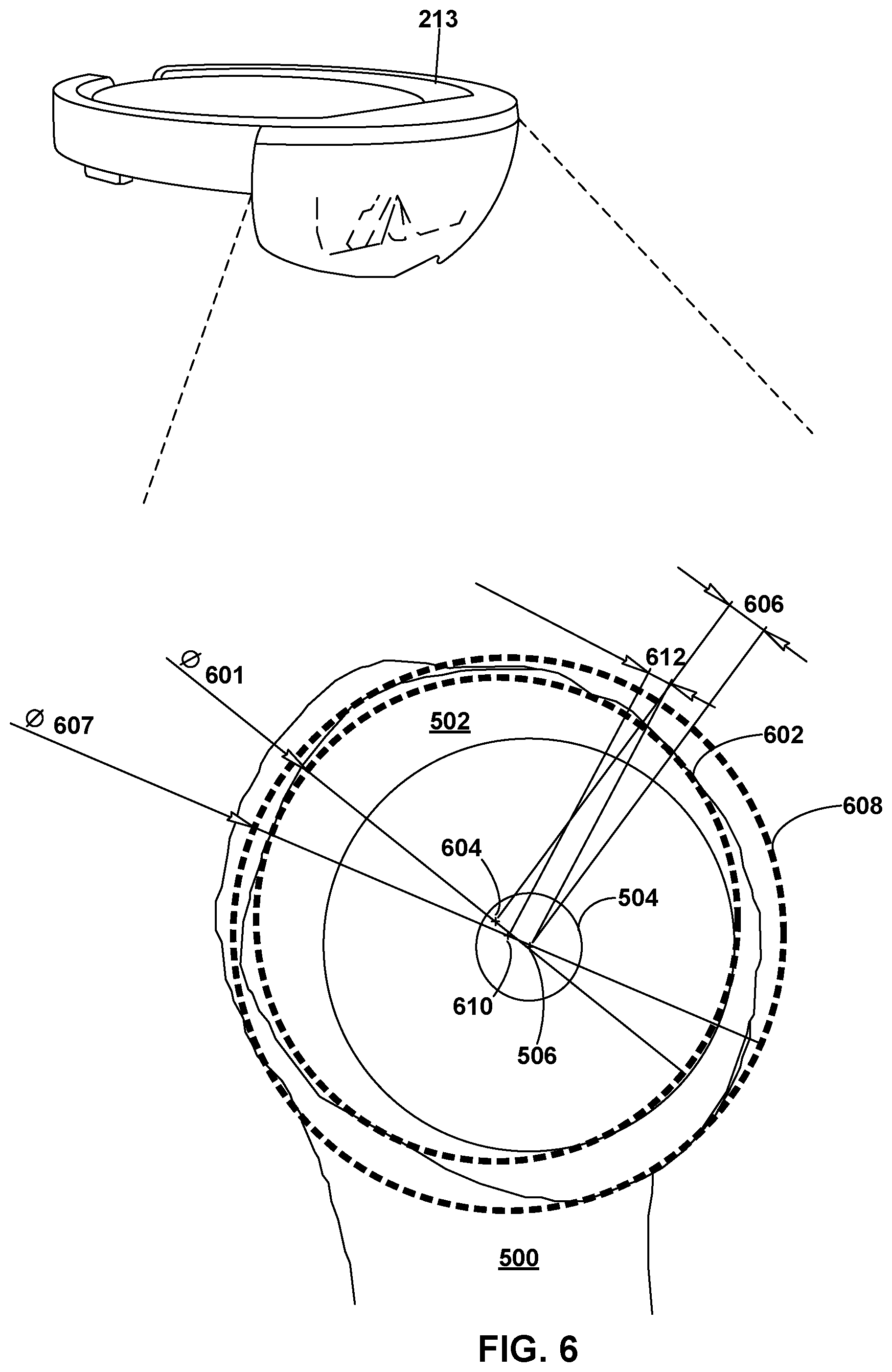 Patent US12496135 Figure 6 – Mixed-reality humeral-head sizing and placement
