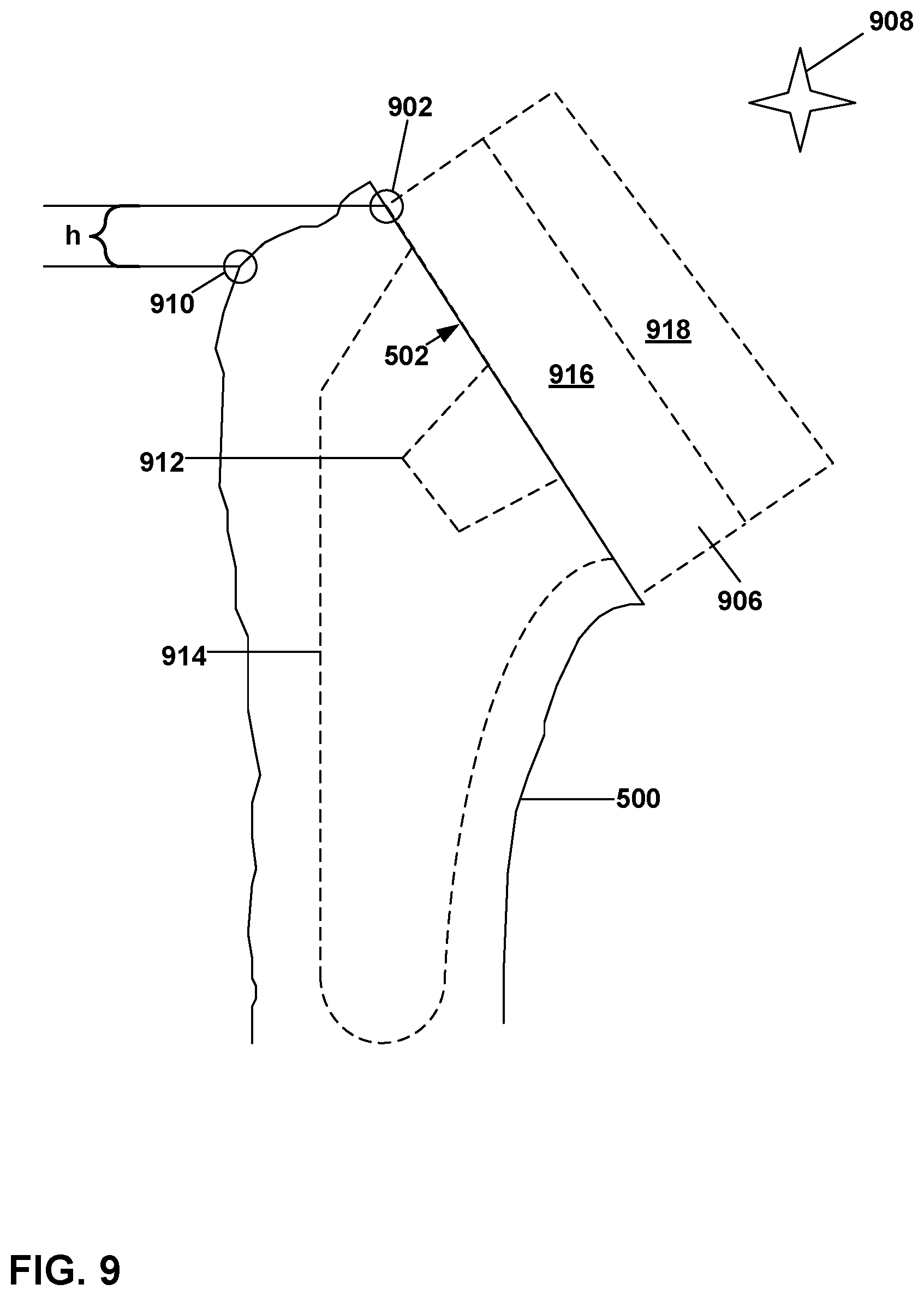 Patent US12496135 Figure 9 – Mixed-reality humeral-head sizing and placement
