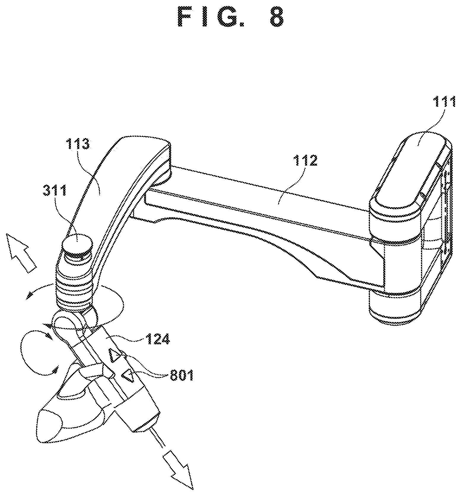 Patent US12496148 Figure 8 – Surgery supporting apparatus for controlling motion of robot arm