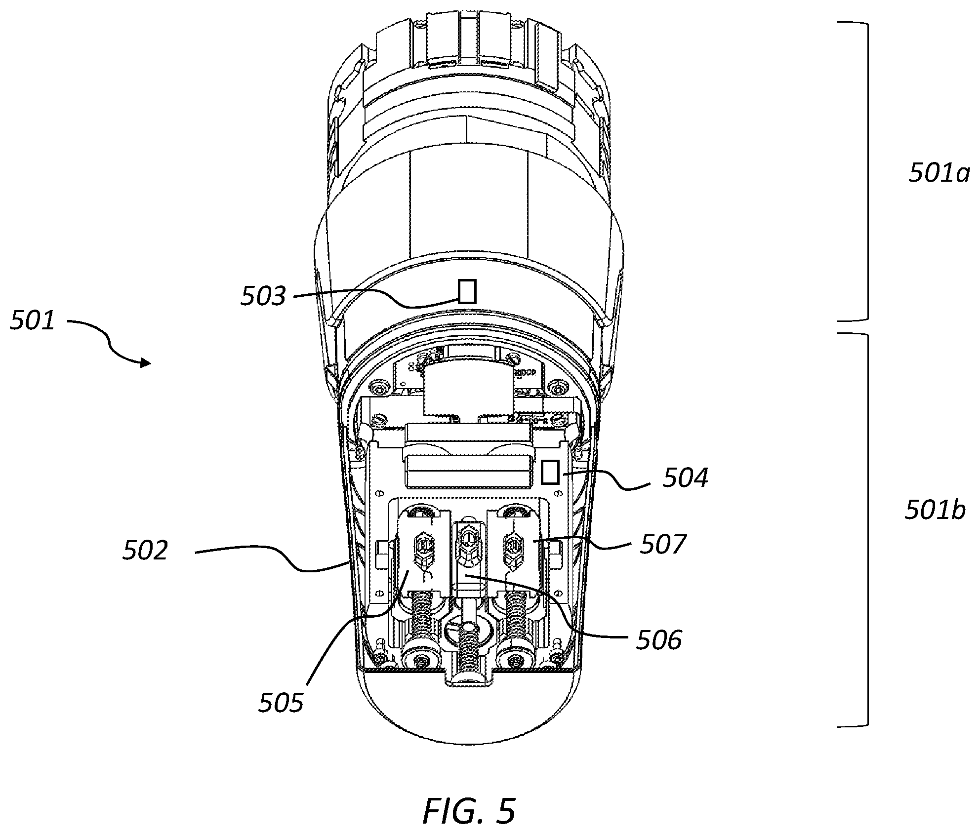 Patent US12496150 Figure 5 – RFID shield