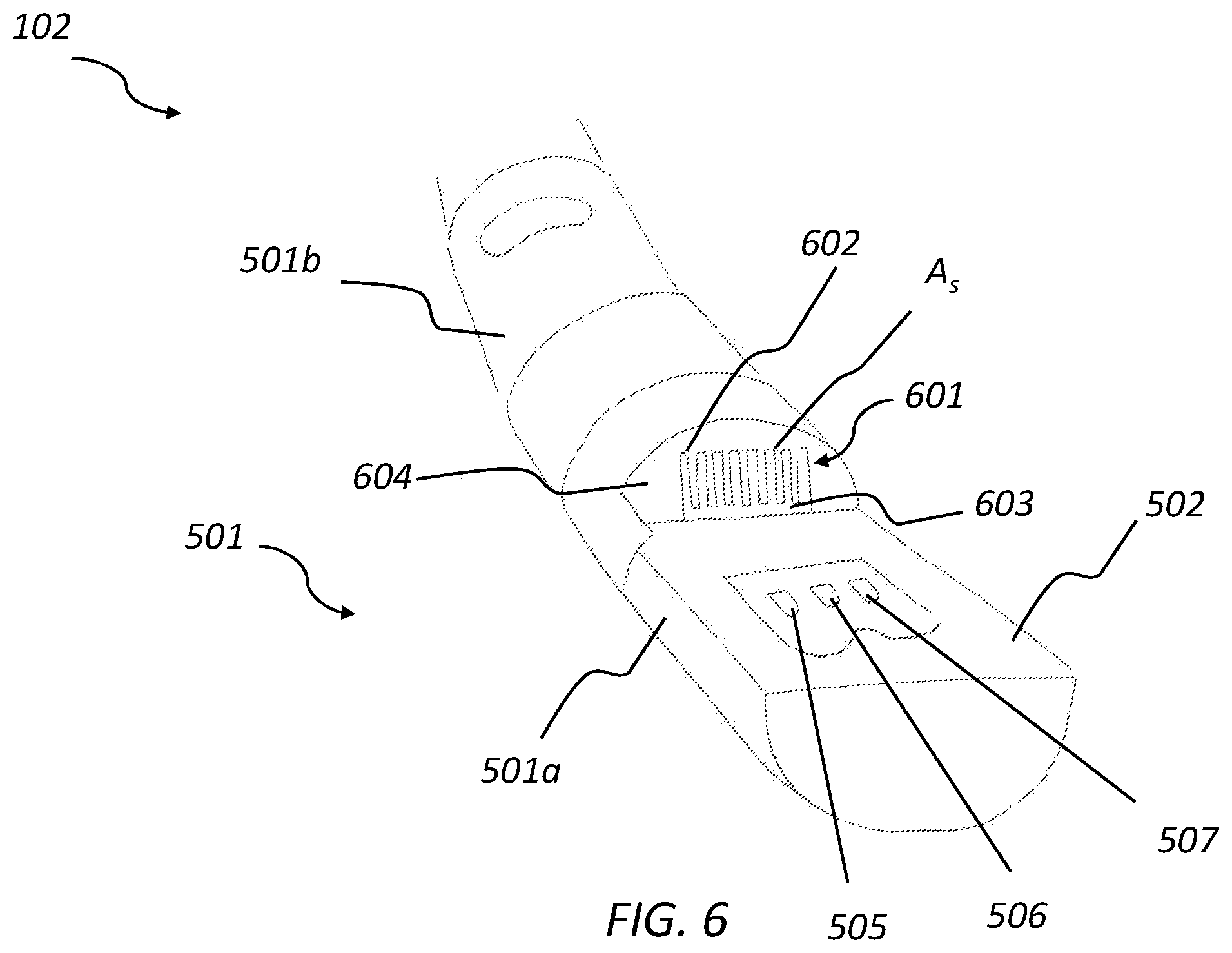 Patent US12496150 Figure 6 – RFID shield