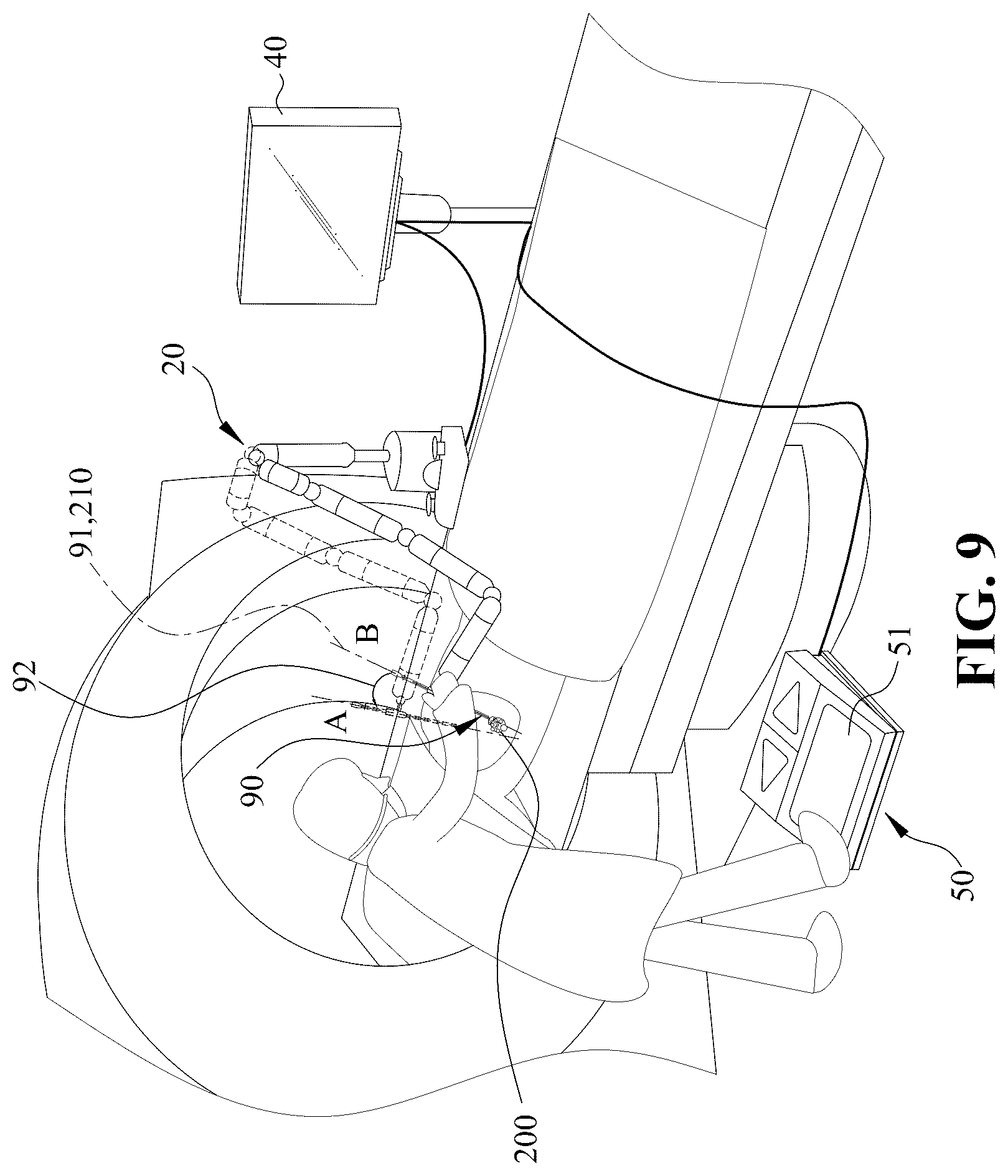 Patent US12496152 Figure 9 – Puncture guiding system and method