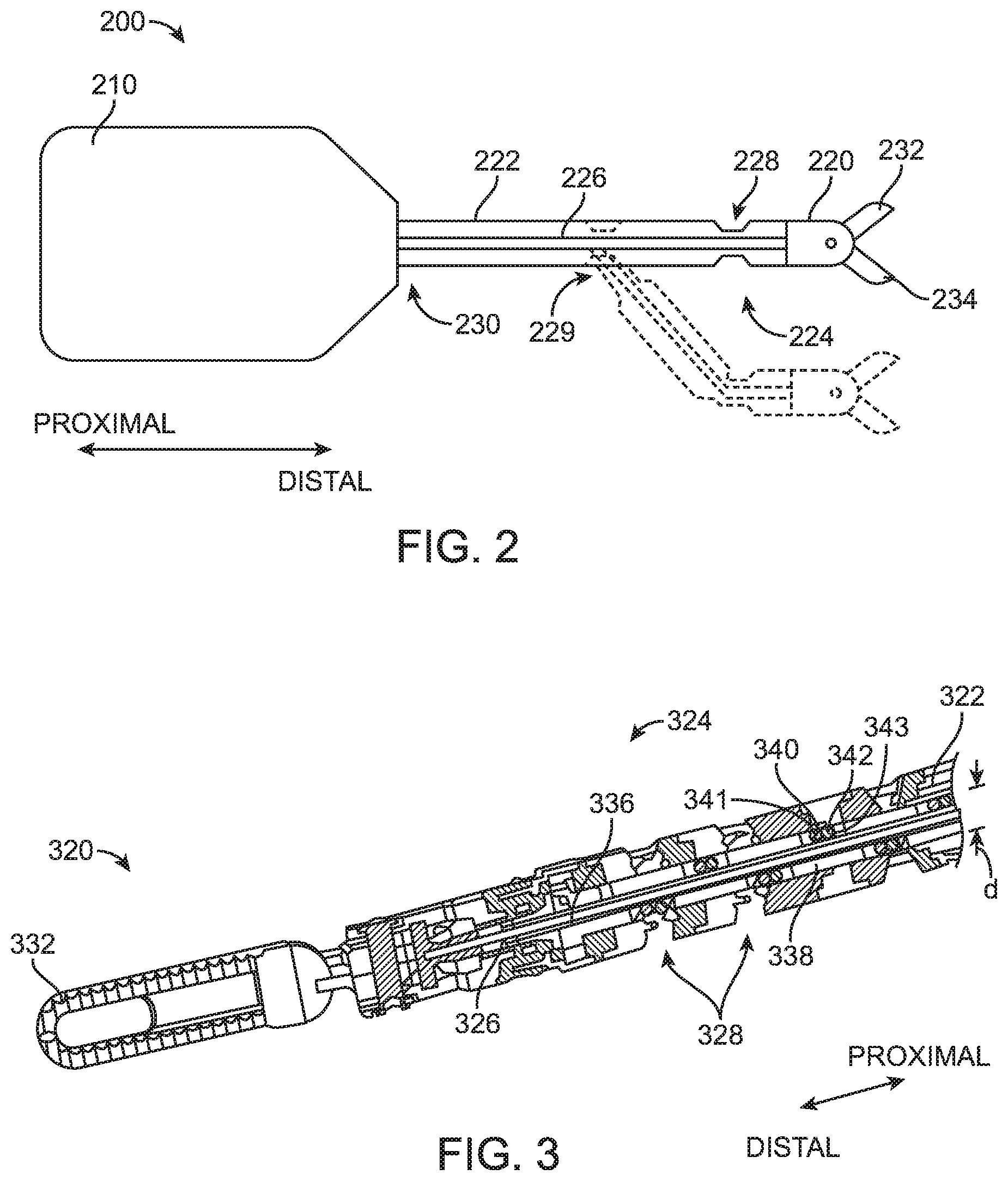 Patent US12496153 Figure 3 – Routing mechanisms for surgical instruments, and related devices, systems, and methods