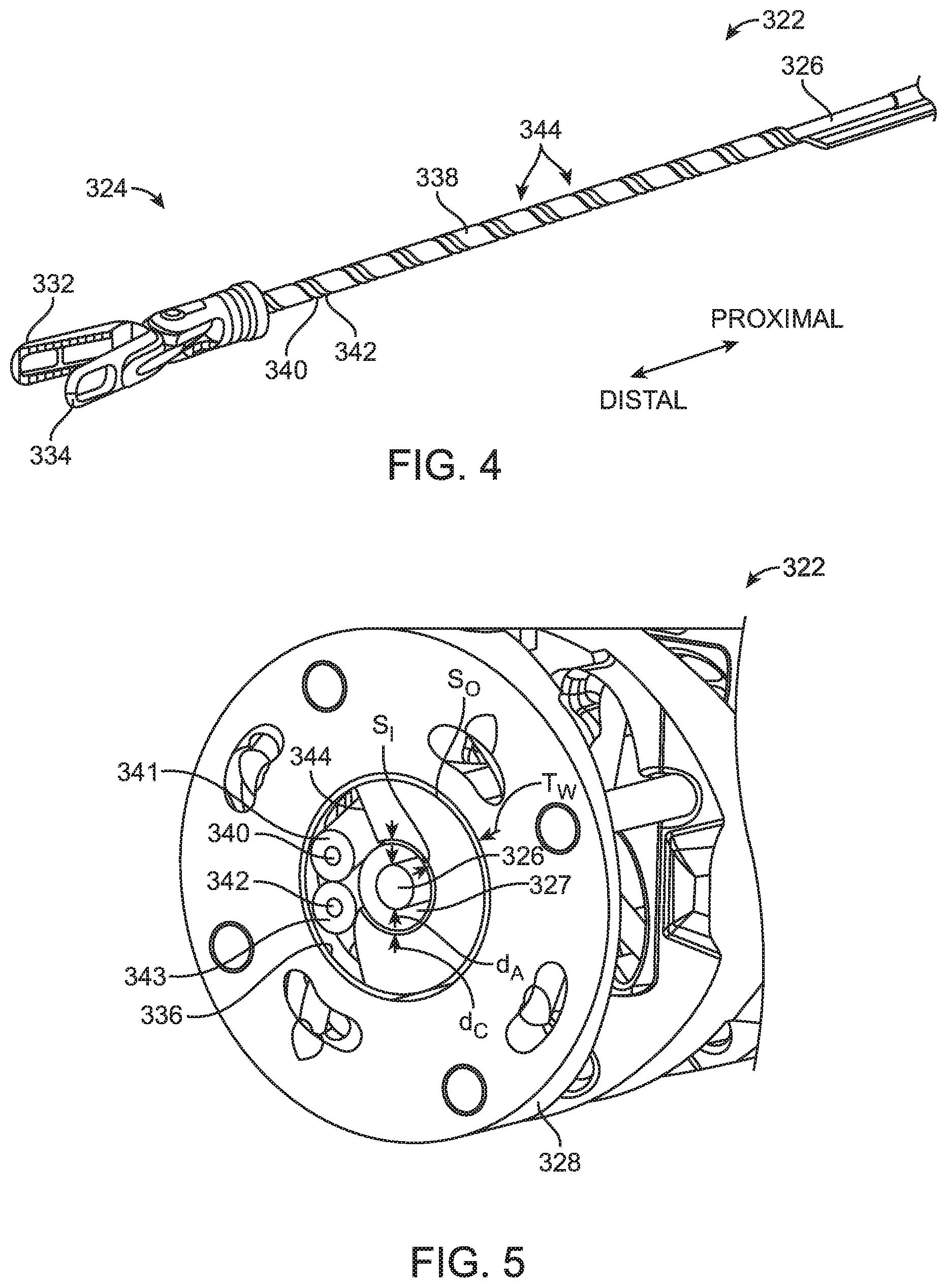Patent US12496153 Figure 4 – Routing mechanisms for surgical instruments, and related devices, systems, and methods