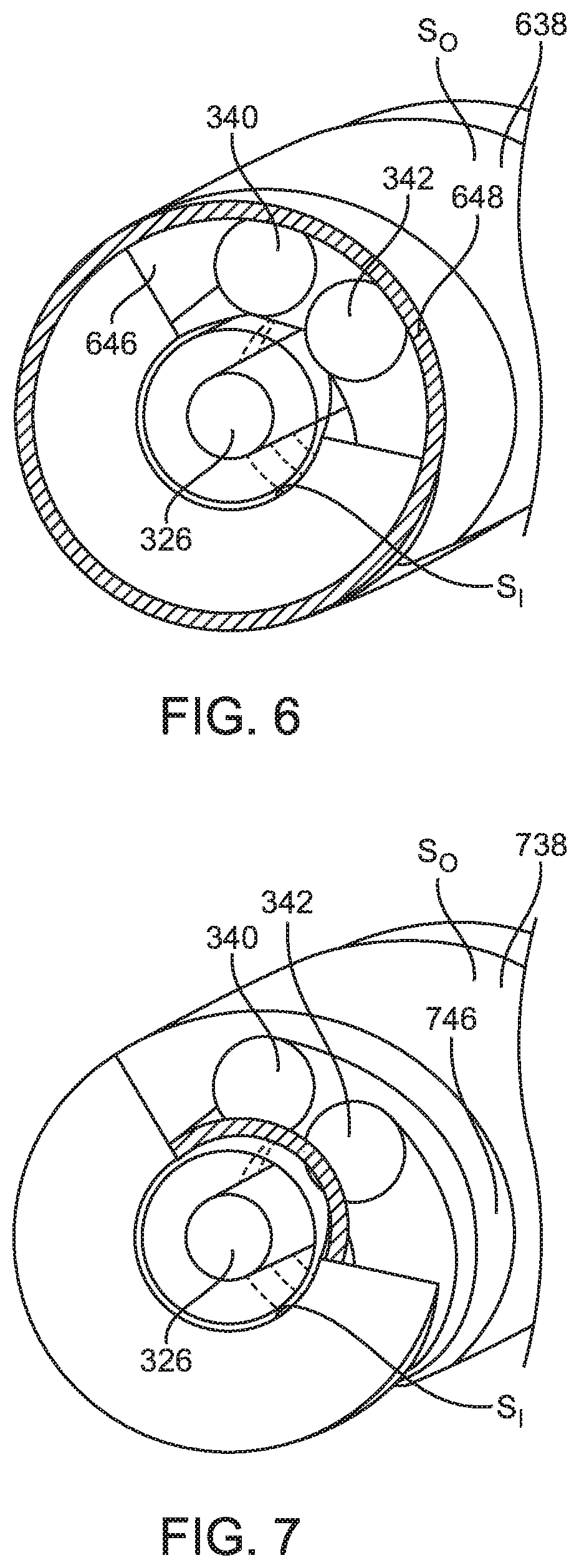 Patent US12496153 Figure 5 – Routing mechanisms for surgical instruments, and related devices, systems, and methods