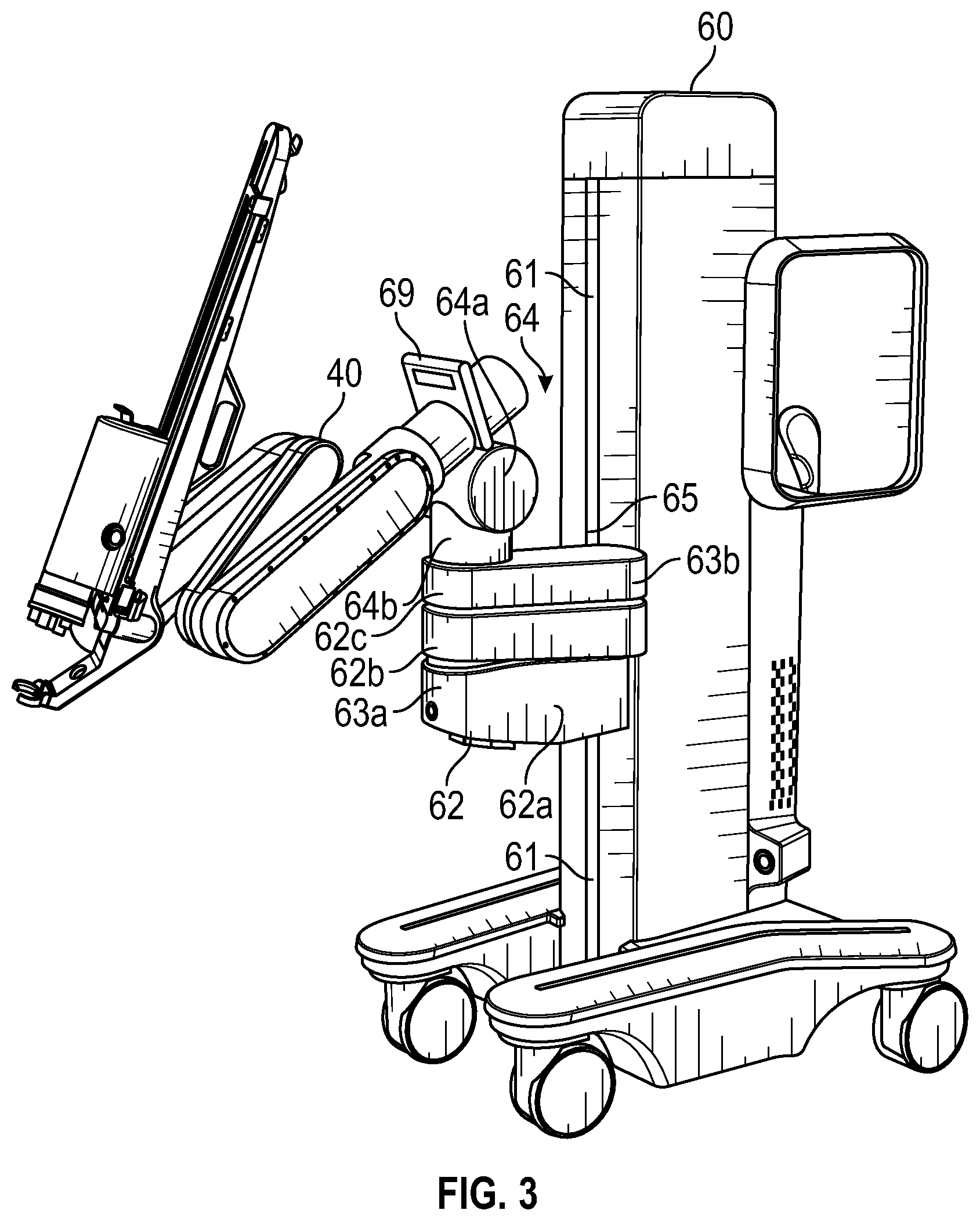 Patent US12496156 Figure 3 – Surgical robotic system with velocity limits