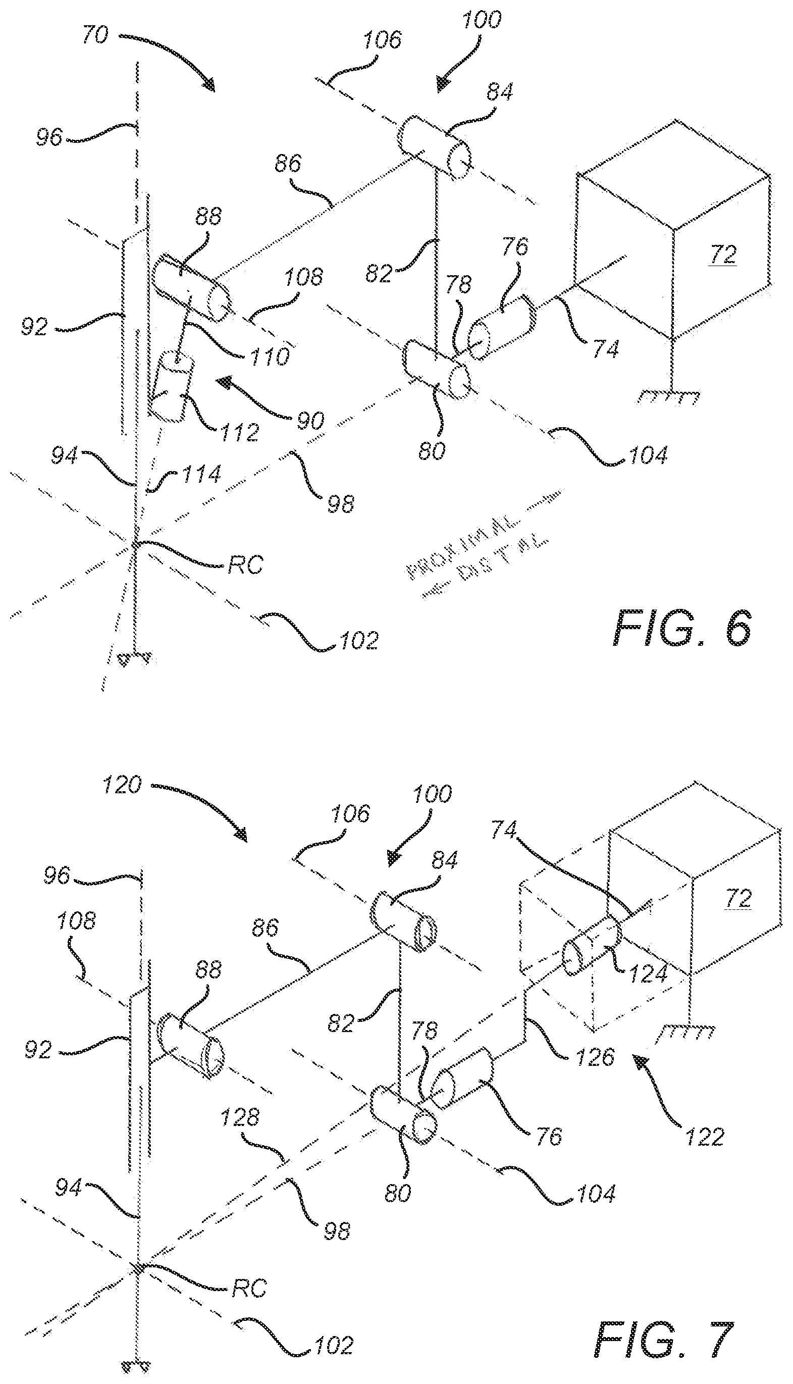 Patent US12496157 Figure 5 – Redundant axis and degree of freedom for hardware-constrained remote center robotic manipulator