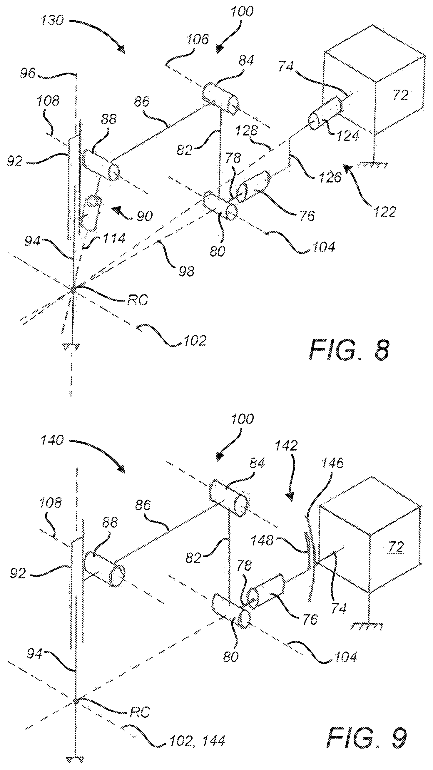 Patent US12496157 Figure 6 – Redundant axis and degree of freedom for hardware-constrained remote center robotic manipulator