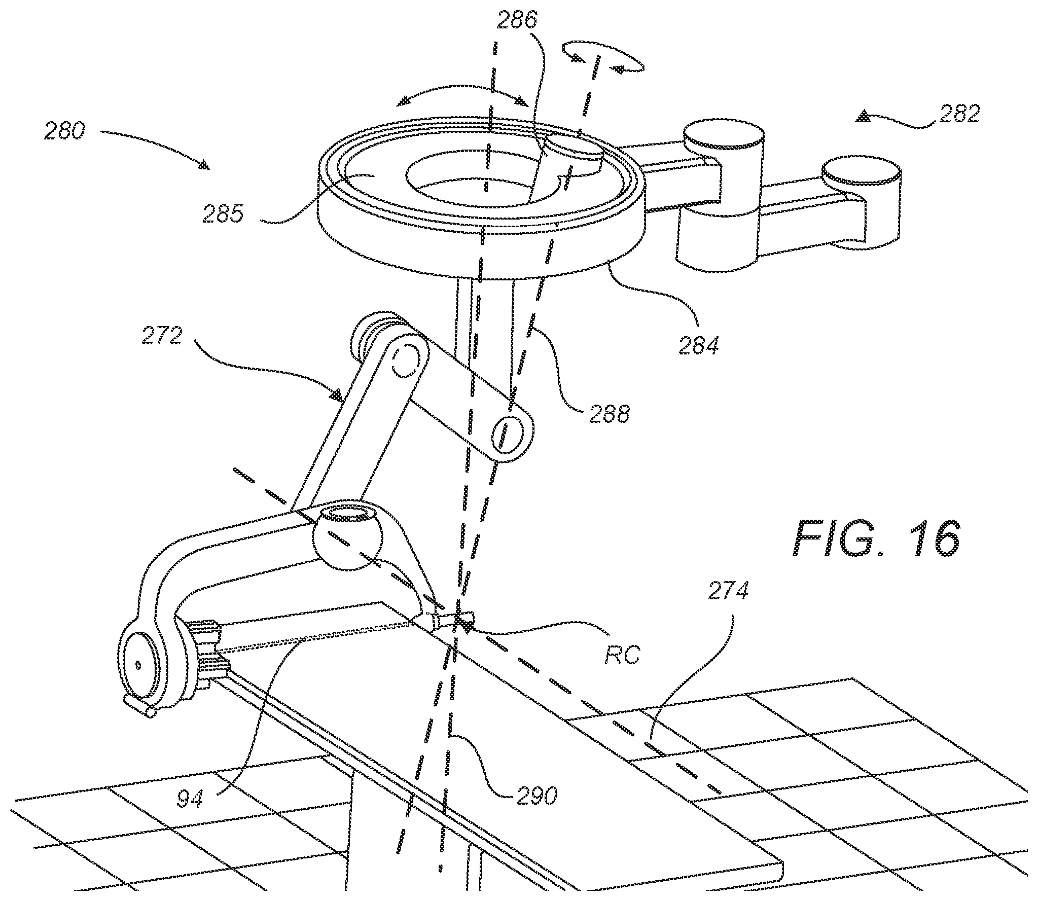 Patent US12496157 Figure 13 – Redundant axis and degree of freedom for hardware-constrained remote center robotic manipulator