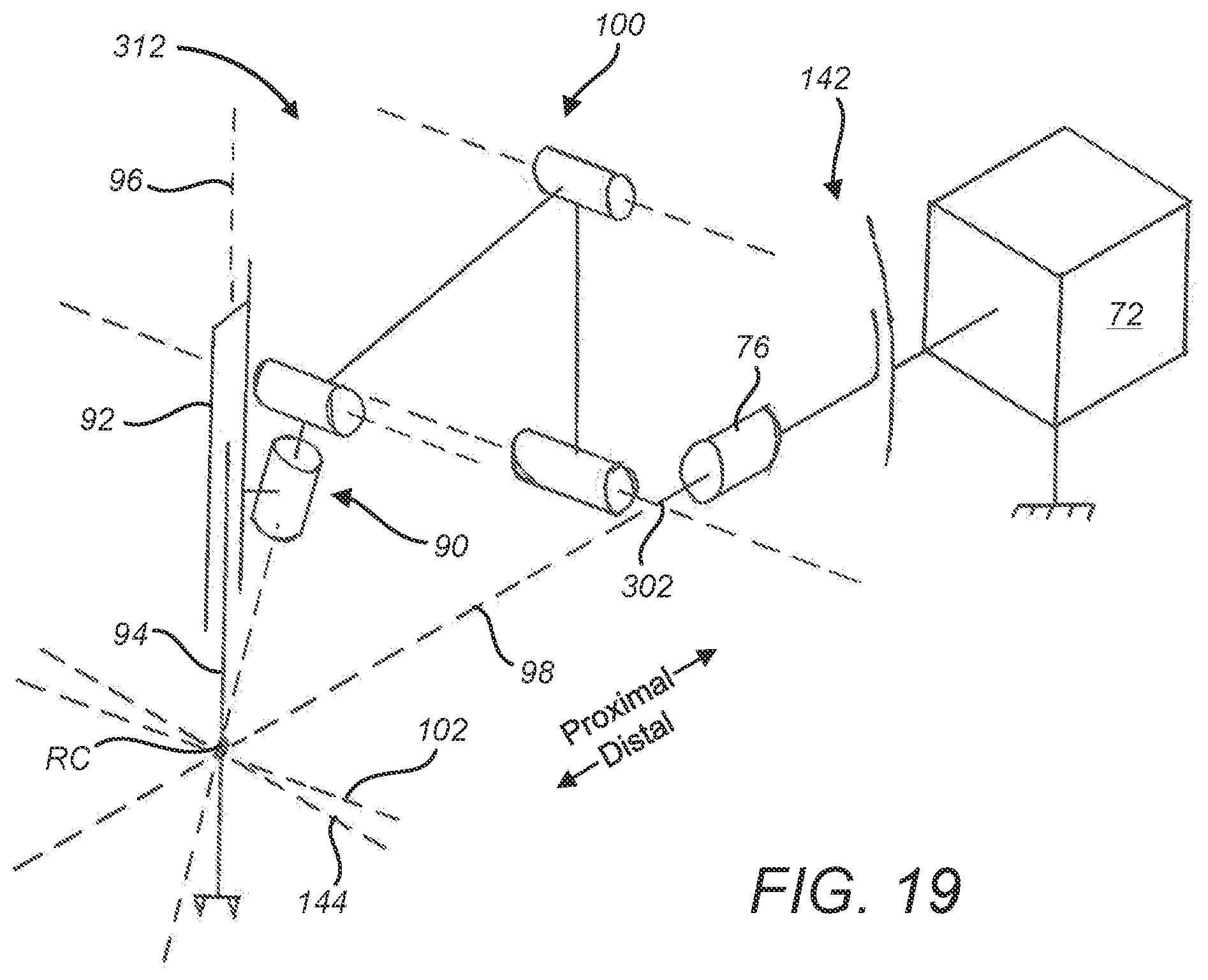 Patent US12496157 Figure 15 – Redundant axis and degree of freedom for hardware-constrained remote center robotic manipulator