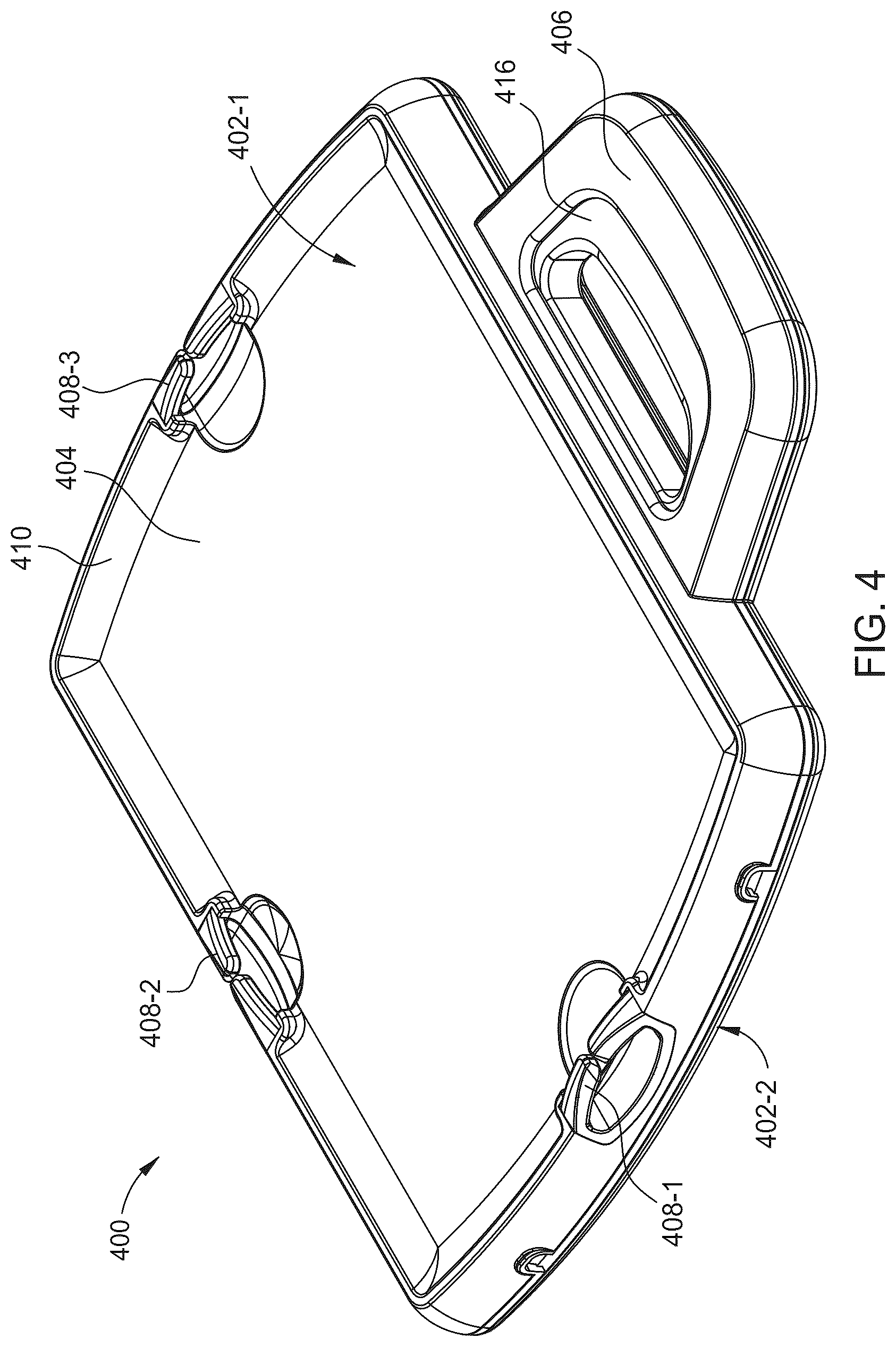 Patent US12496158 Figure 8 – Systems including a wireless remote and tray