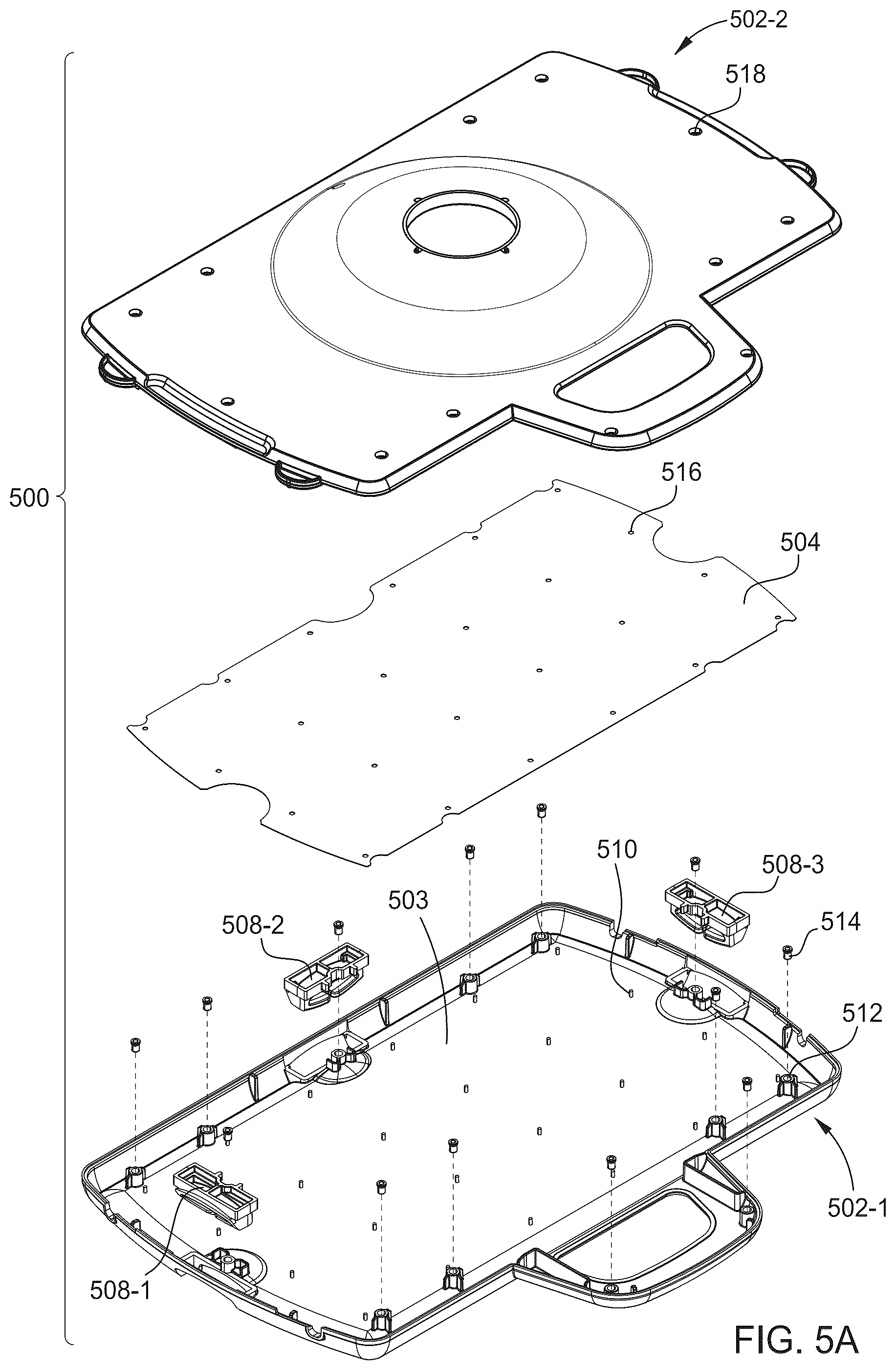 Patent US12496158 Figure 9 – Systems including a wireless remote and tray