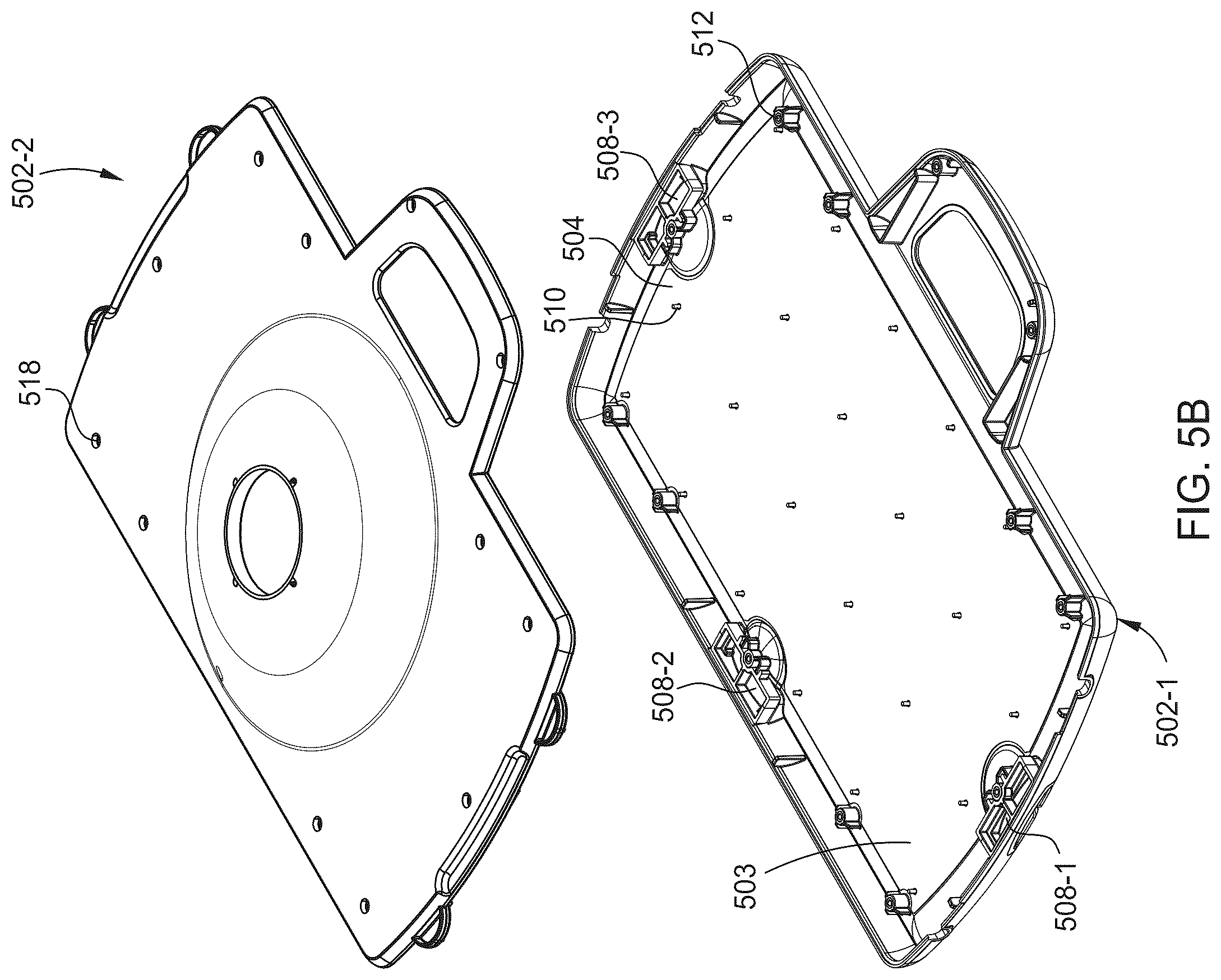 Patent US12496158 Figure 10 – Systems including a wireless remote and tray