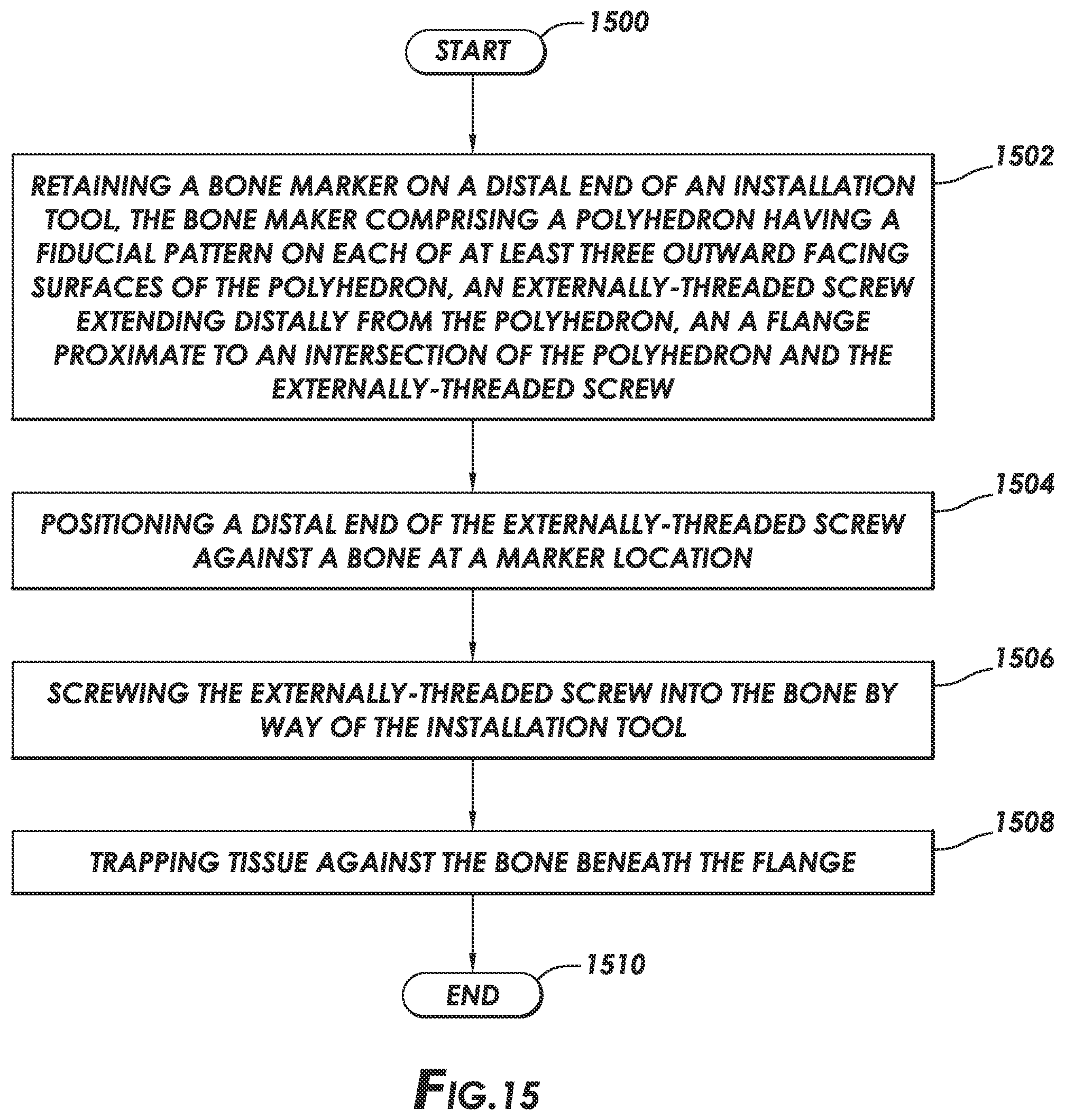 Patent US12496161 Figure 10 – Marker for tracking objects in medical procedures