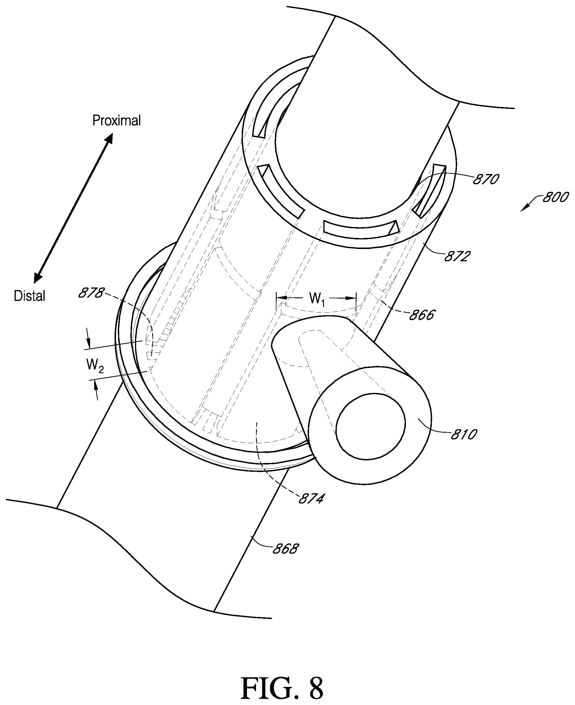 Patent US12496162 Figure 8 – Cleaning devices for imaging instruments, devices, and methods