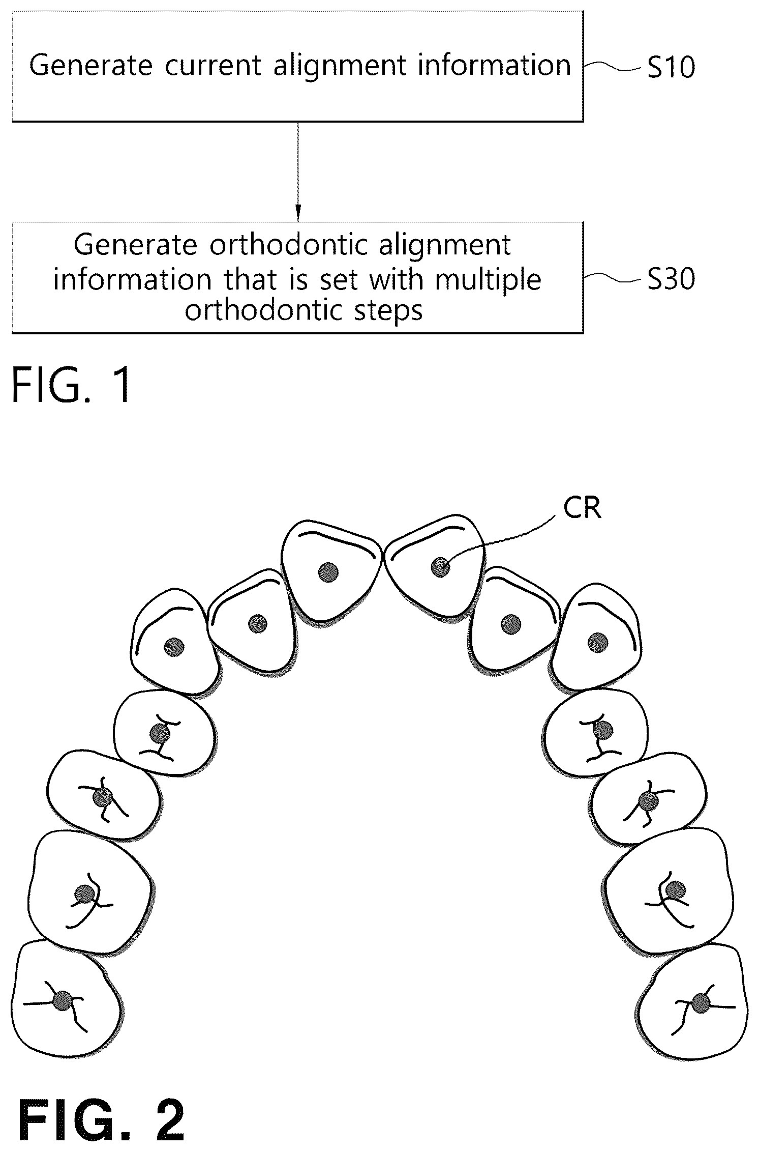Patent US12496163 Figure 1 – Method and computer program for designing straightening aligners