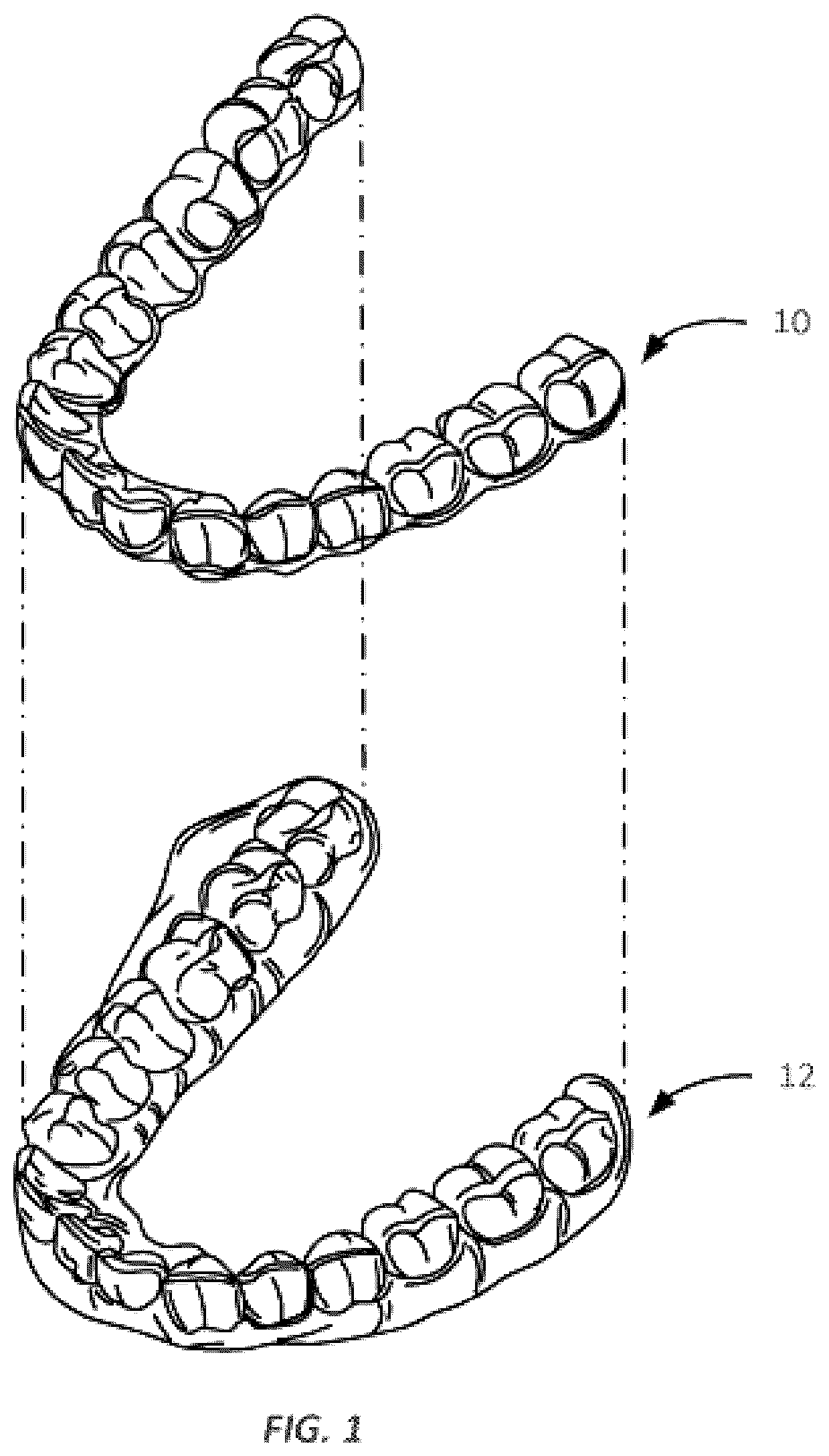 Patent US12496168 — Elastic orthodontic appliances, systems, and methods for use — Figure 1